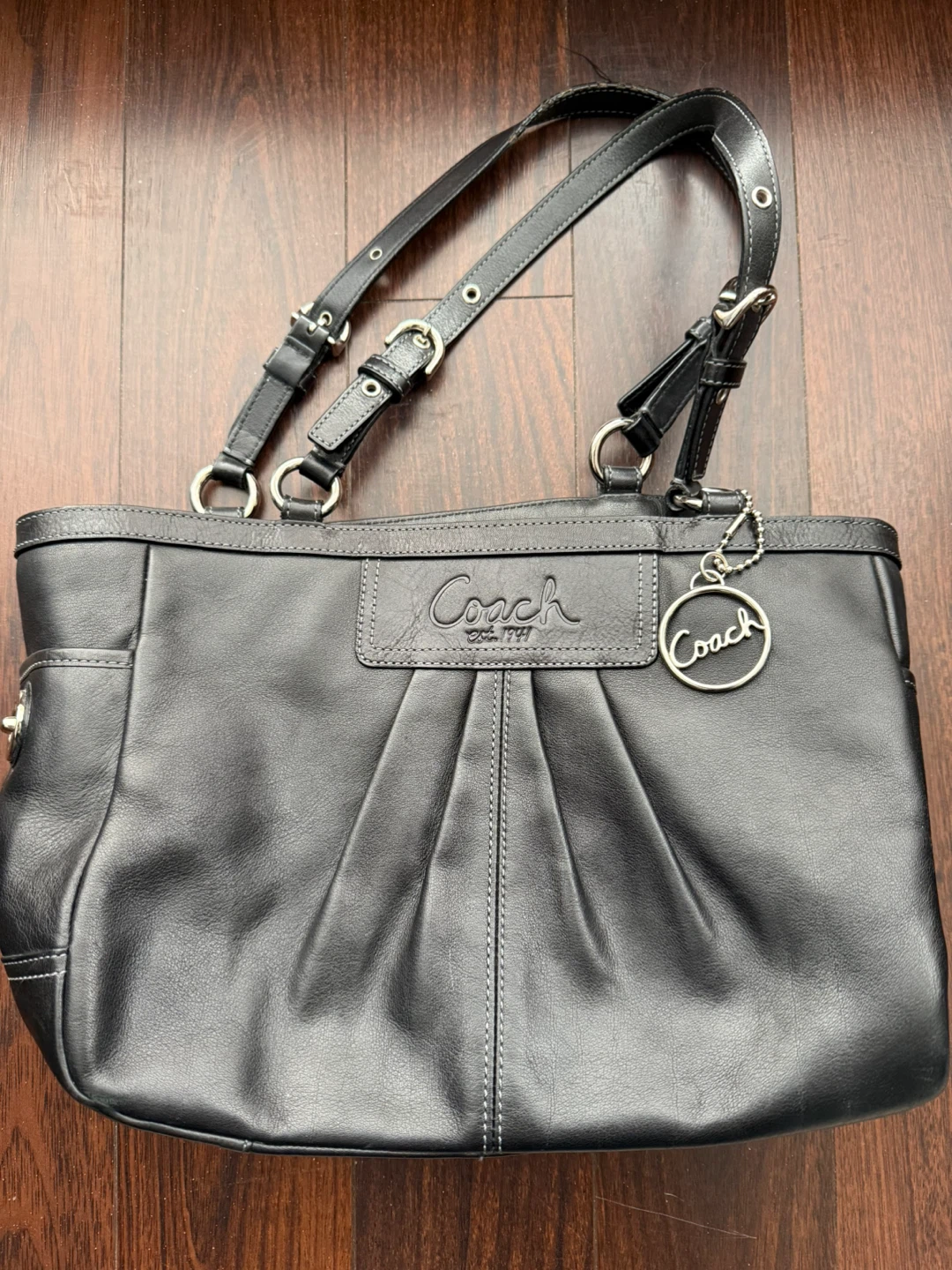 Coach Black Leather Purse
