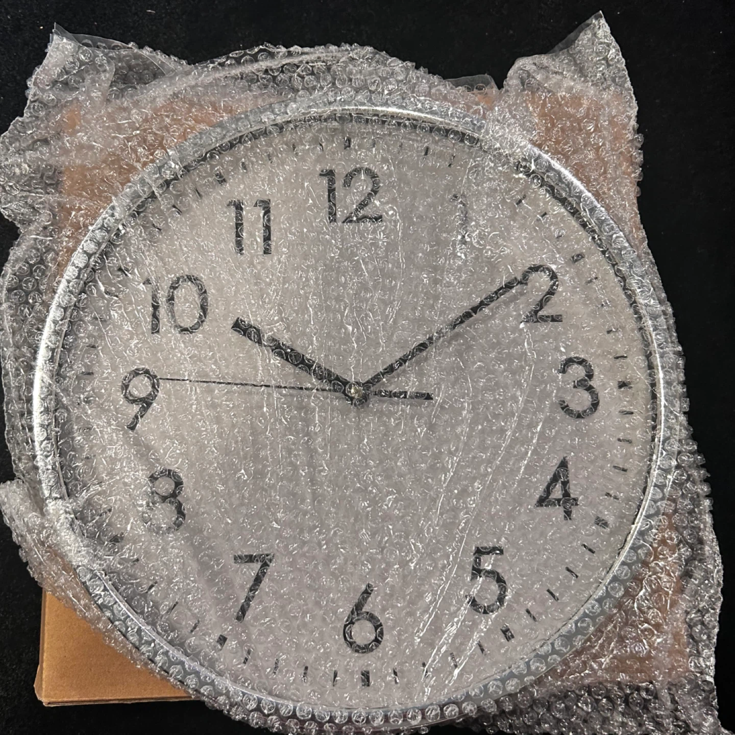 12 Inch Wall Clock - Silver