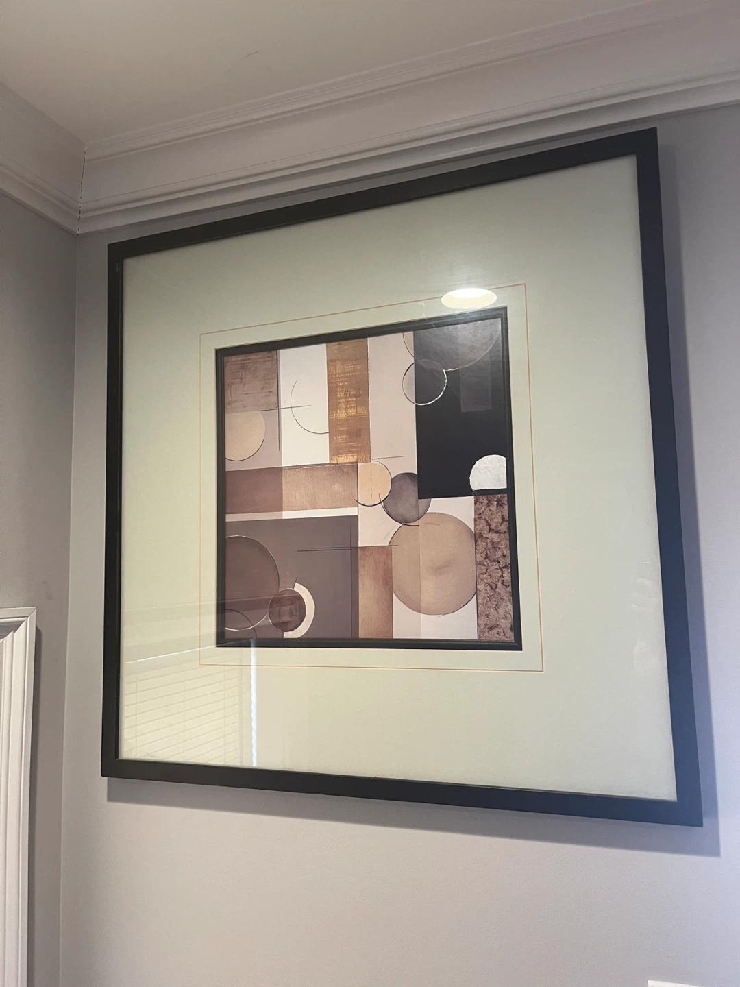 Framed Abstract Geometric Wall Art