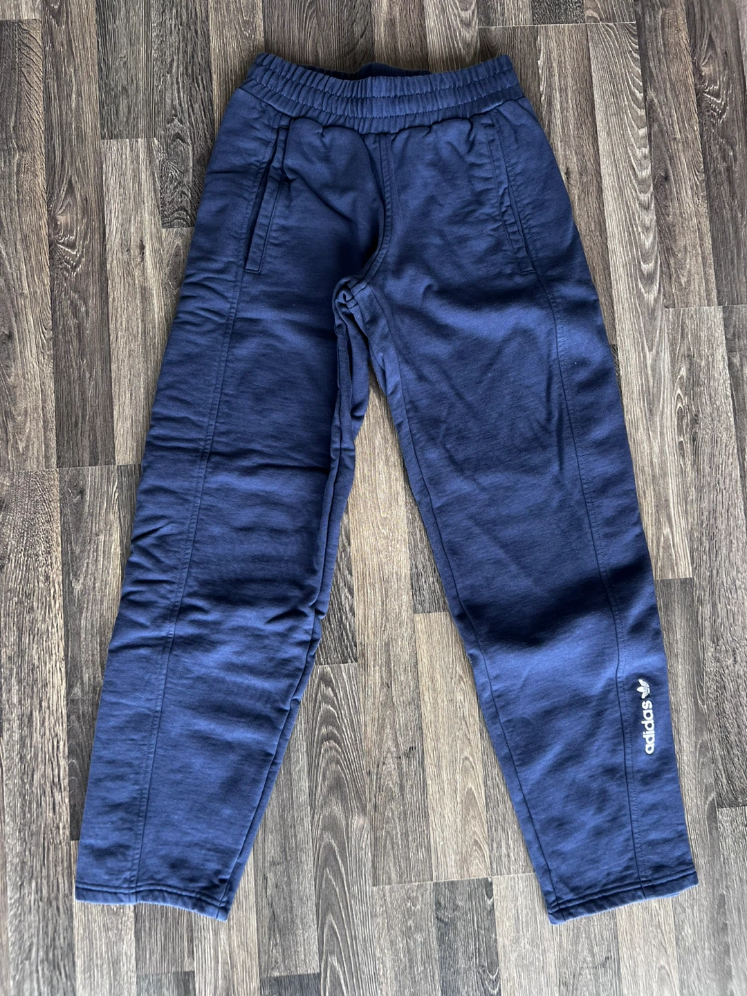 Adidas Snap Button Sweatpants Navy Size S - photo 2