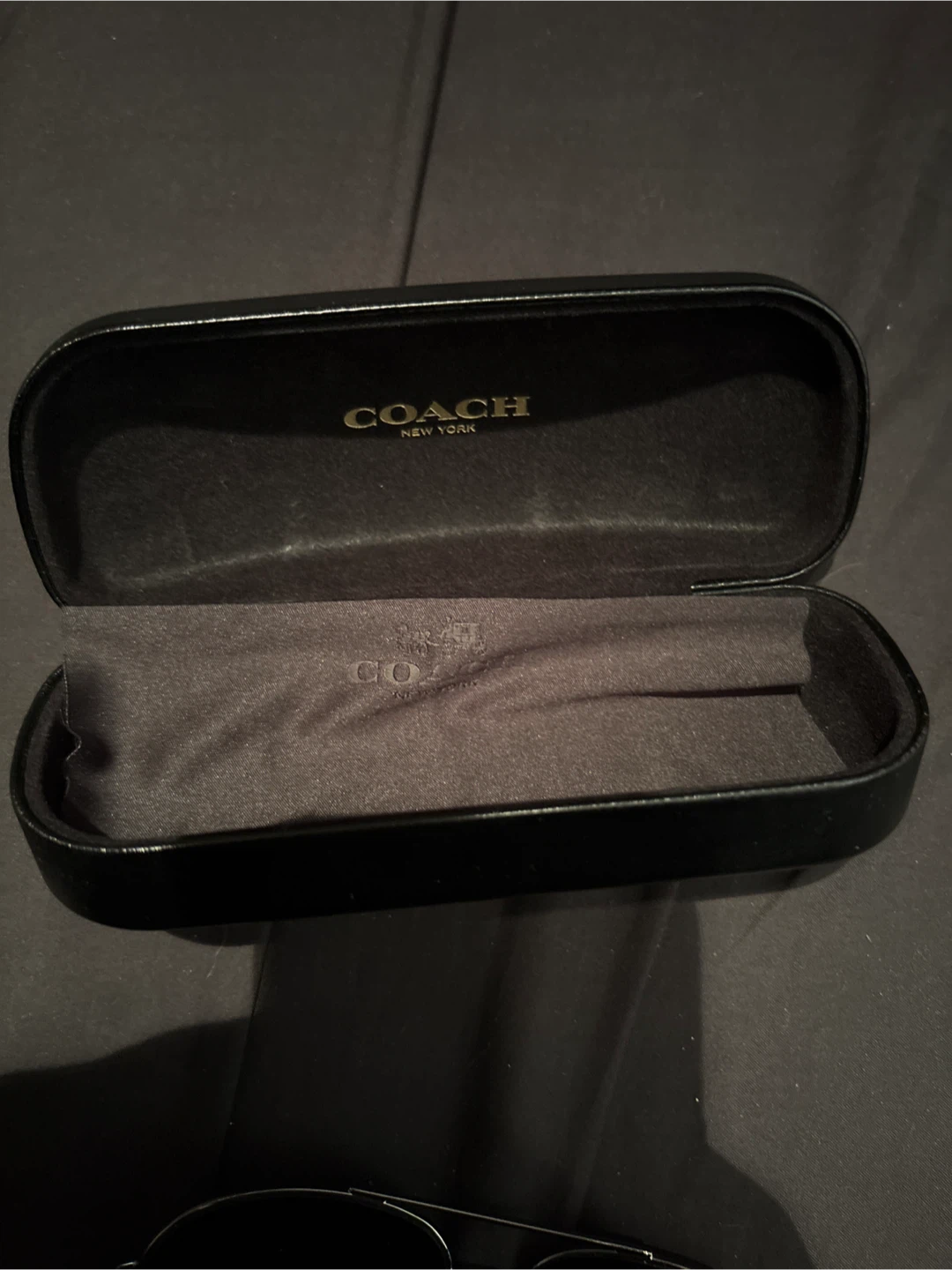 Coach Aviator Sunglasses Gunmetal/Matte Black Frame - photo 4