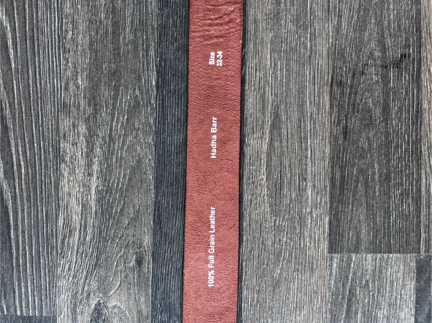 Hadha Barr Leather Belt Size 32-34 - photo 5