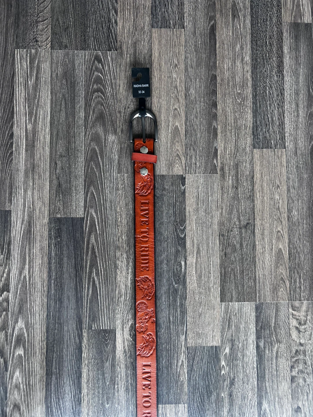Hadha Barr Leather Belt Size 32-34 - photo 4