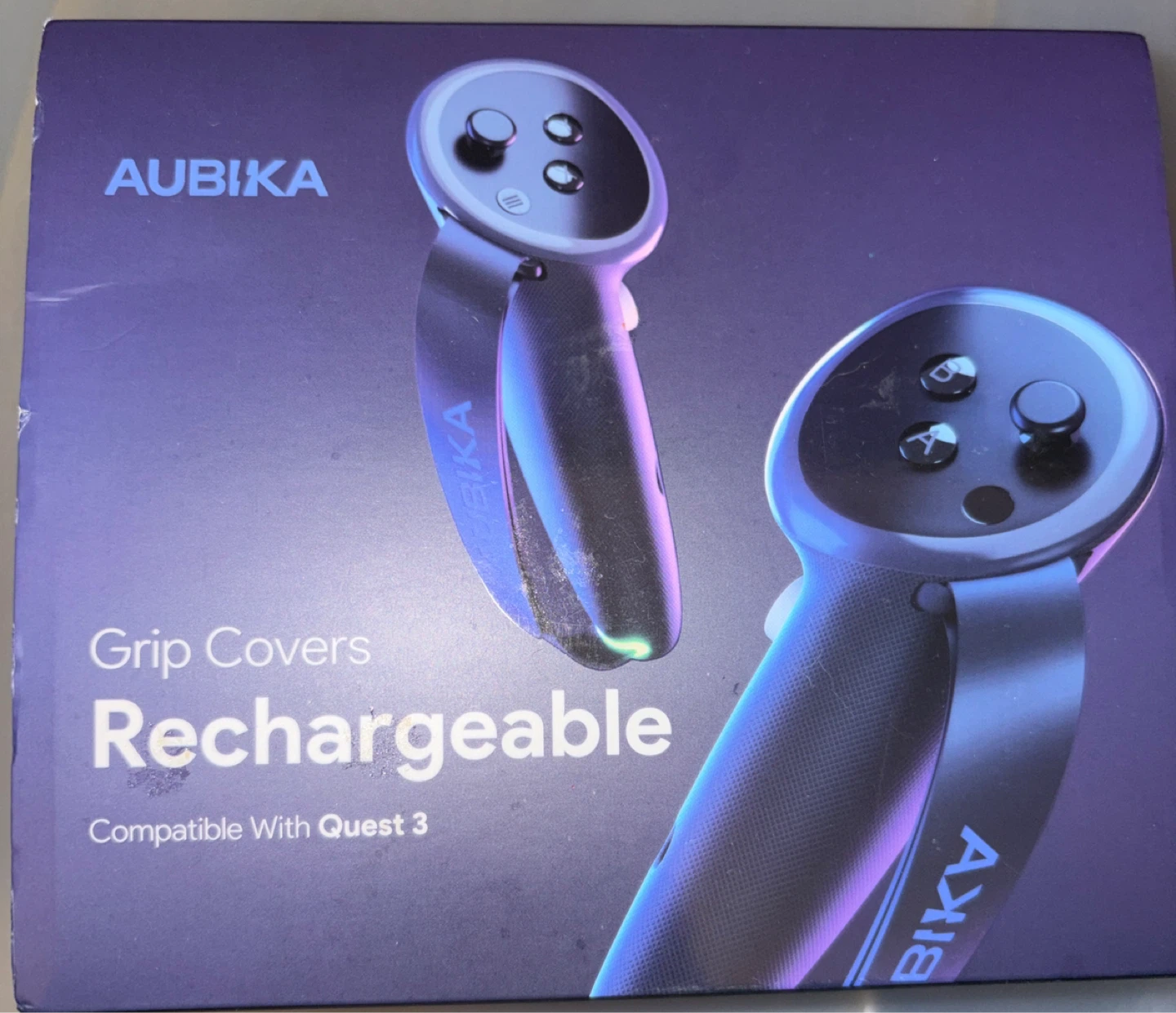 AUBIKA Rechargeable Grip Covers for Quest 3