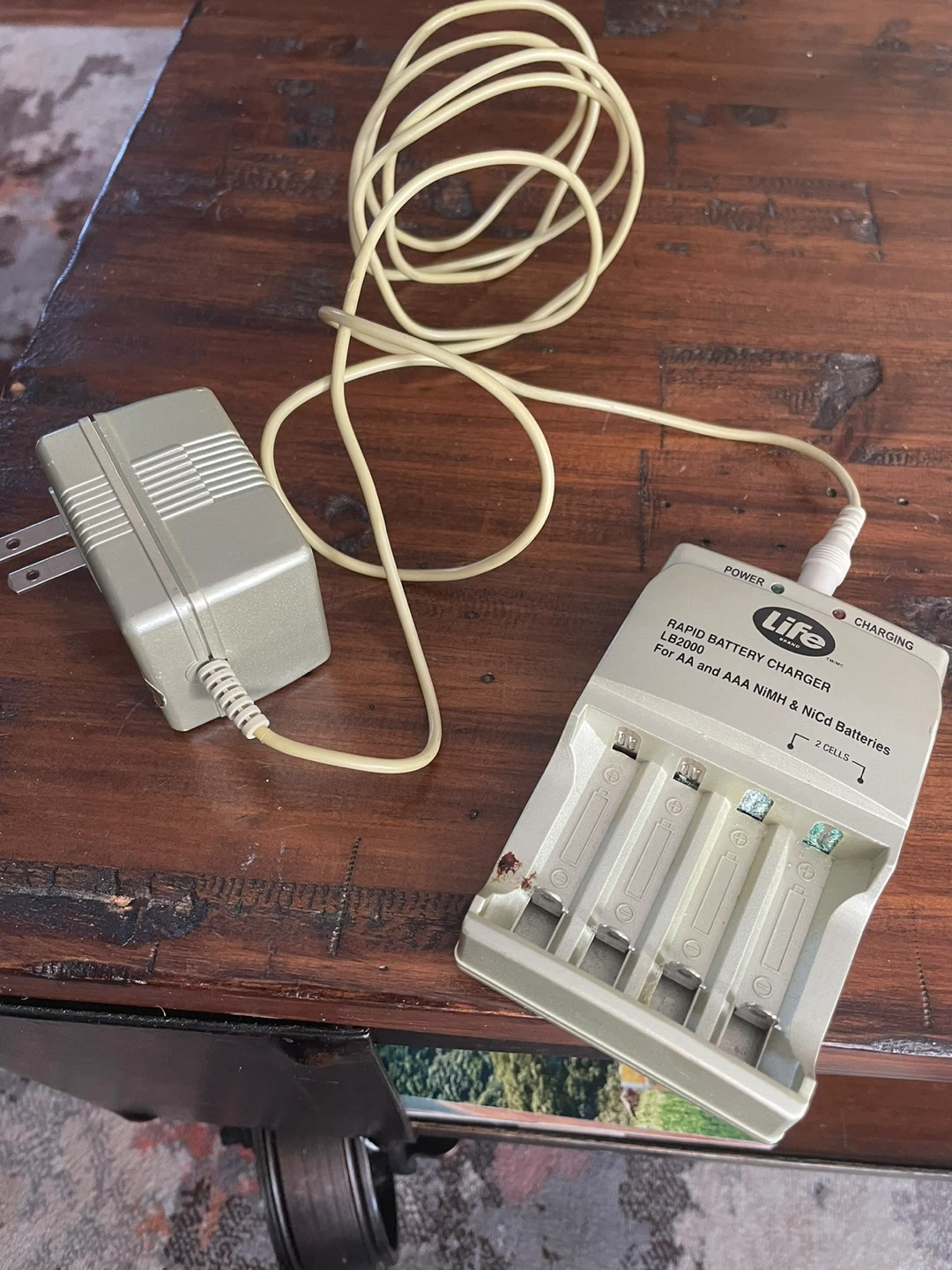 Life Brand LB2000 Rapid Battery Charger for AA/AAA