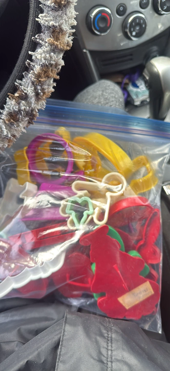 Assorted Plastic Cookie Cutters
