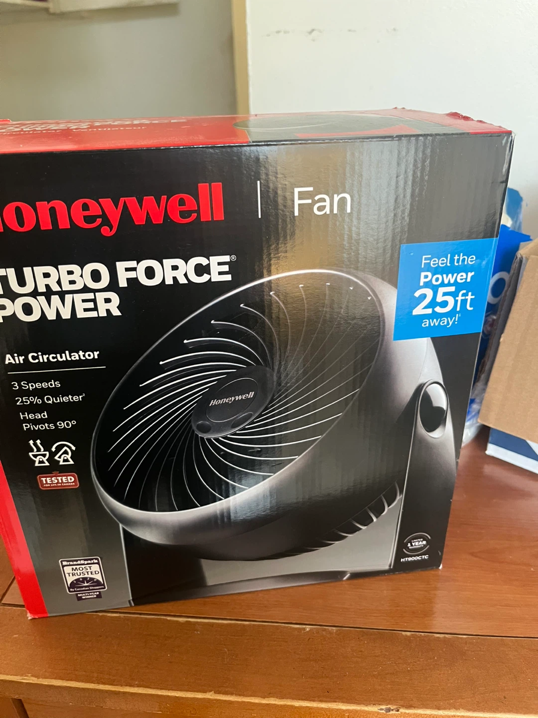 Honeywell HT-900 TurboForce air circulating fan