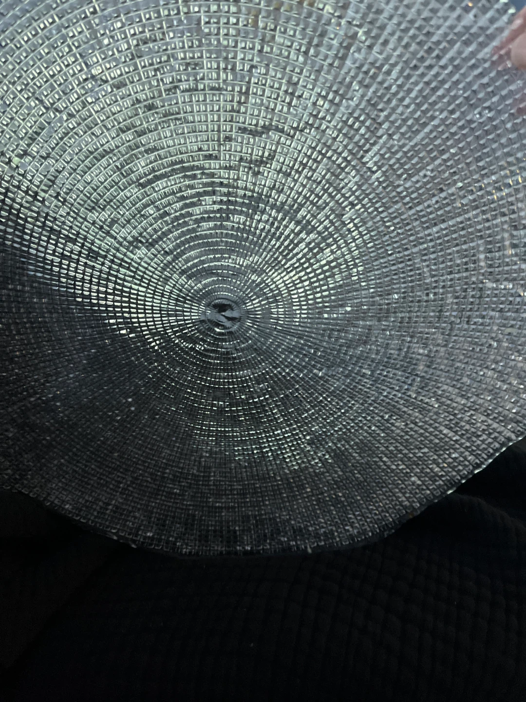 Decorative Glass serving platter