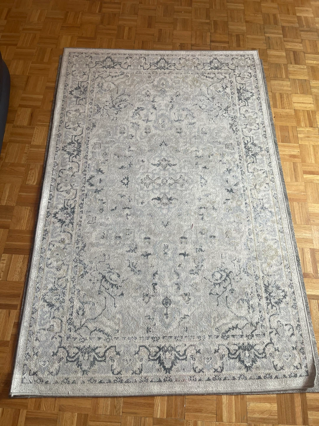 Motion Blue Area Rug 4' x 6' - photo 3