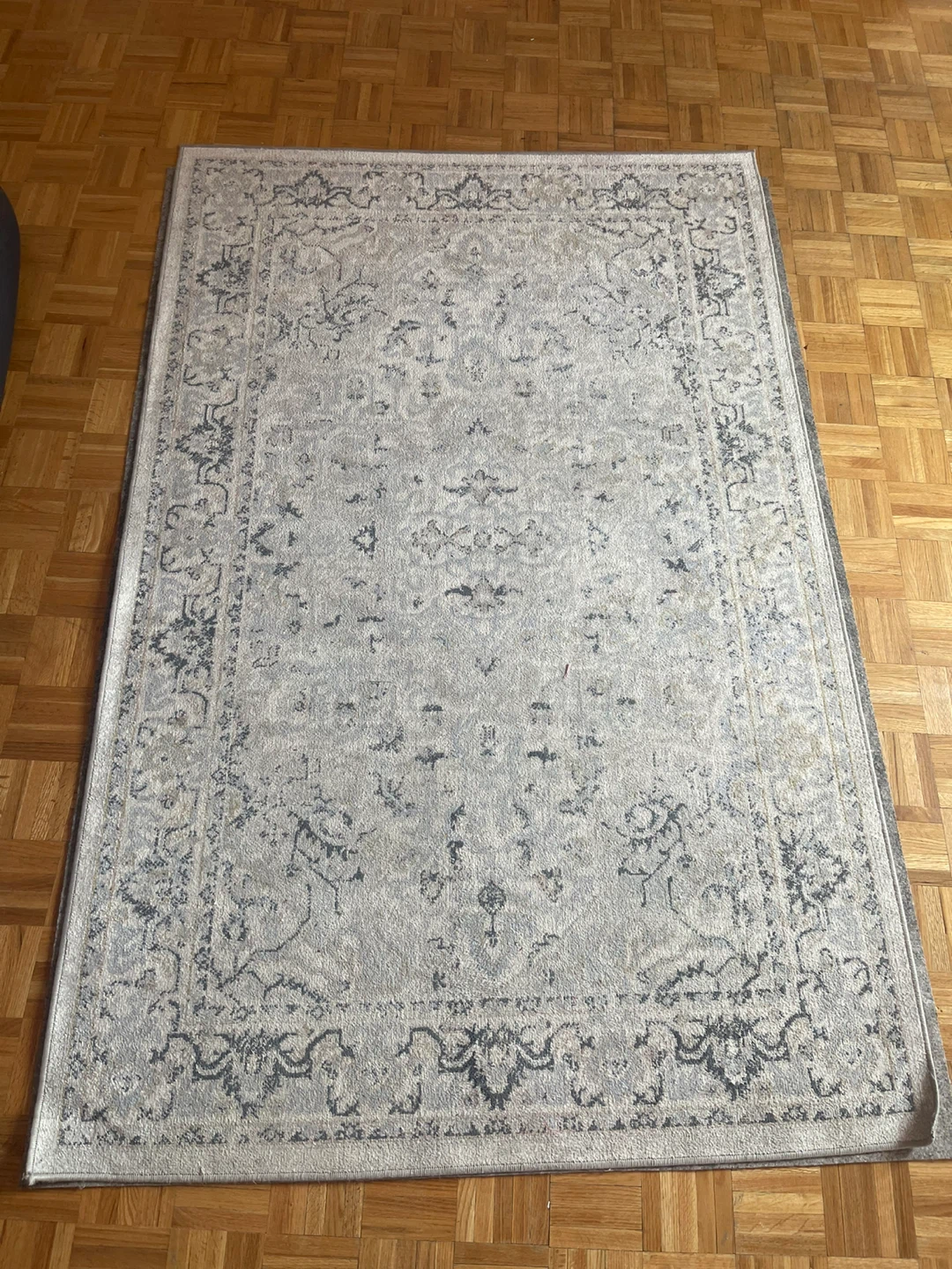 Motion Blue Area Rug 4' x 6' - photo 4