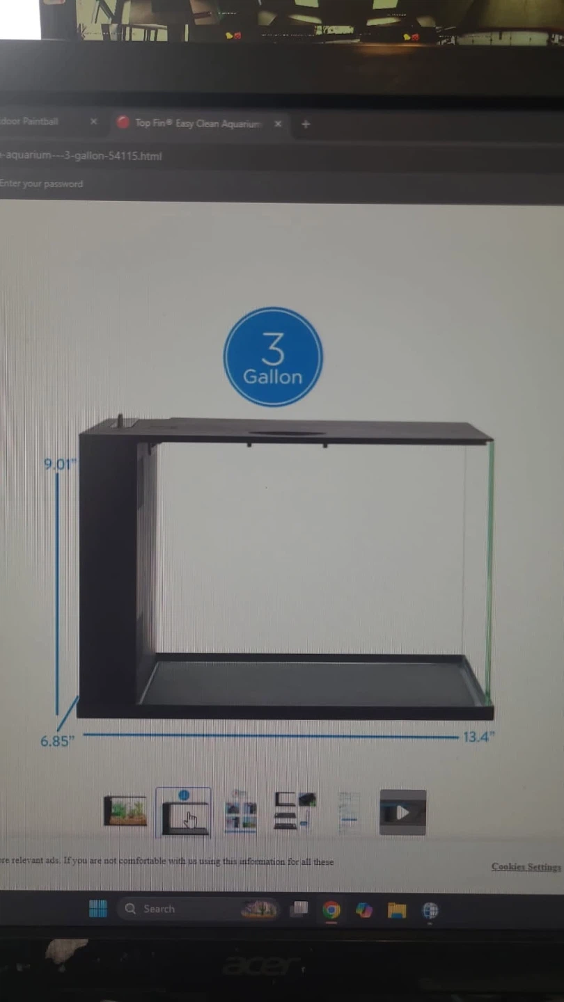 Top Fin 3 Gallon Aquarium - photo 5