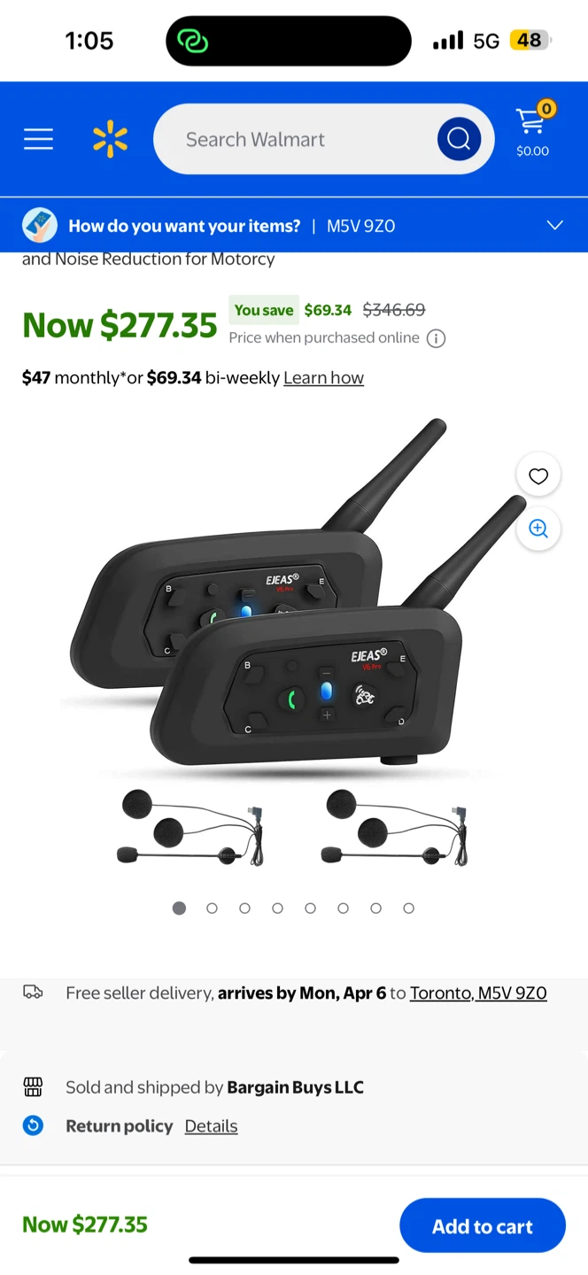 EJEAS Motorcycle Intercom System