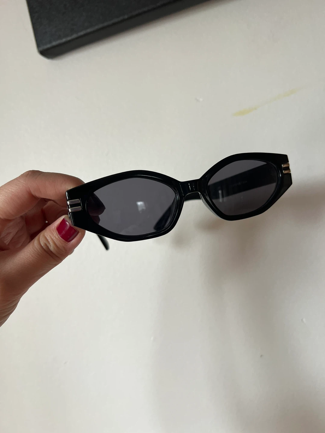 Black Cat-Eye Sunglasses