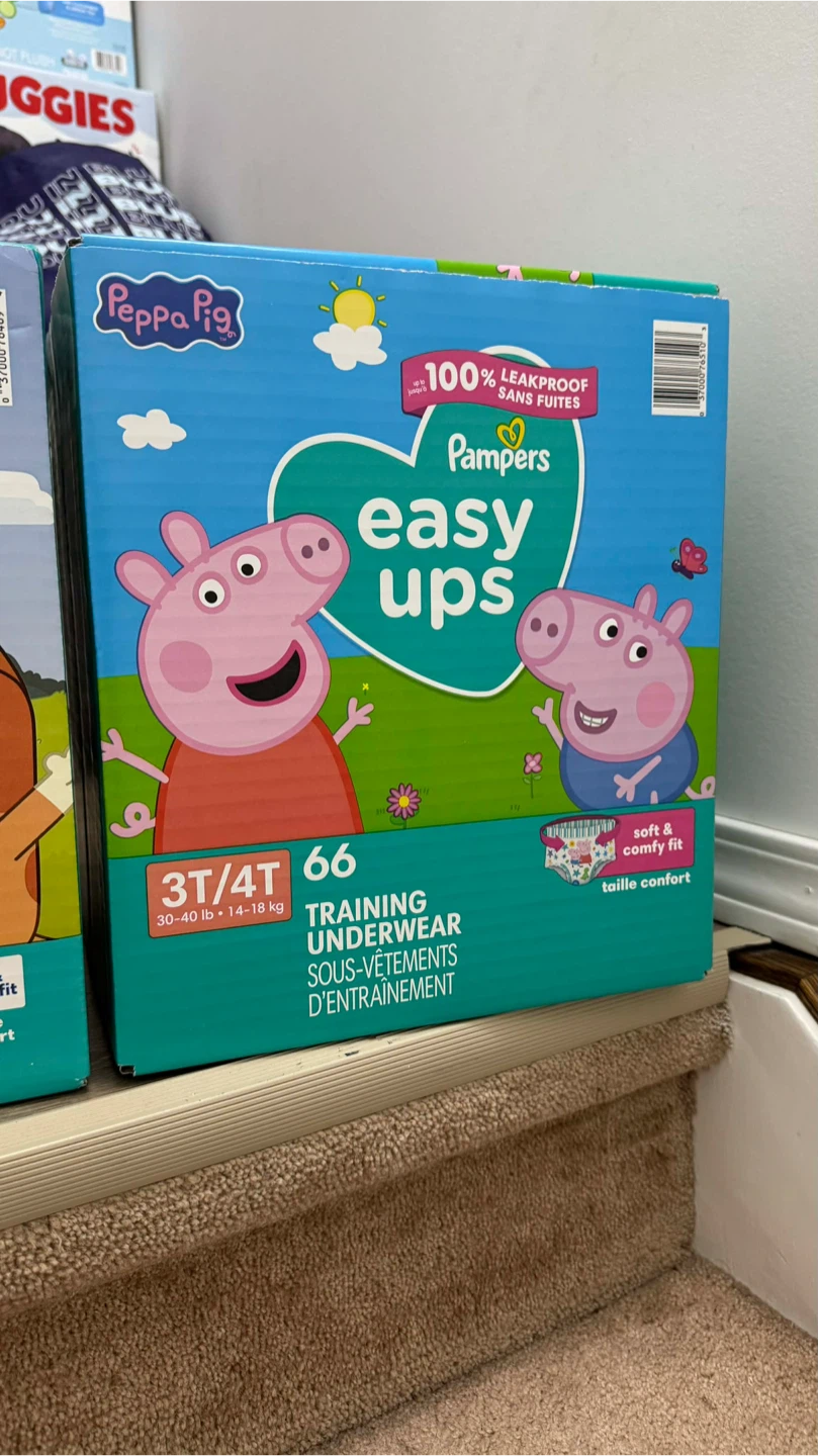 Pampers Easy Ups Training Underwear 3T/4T - 2 Packs (132 Total) - photo 3