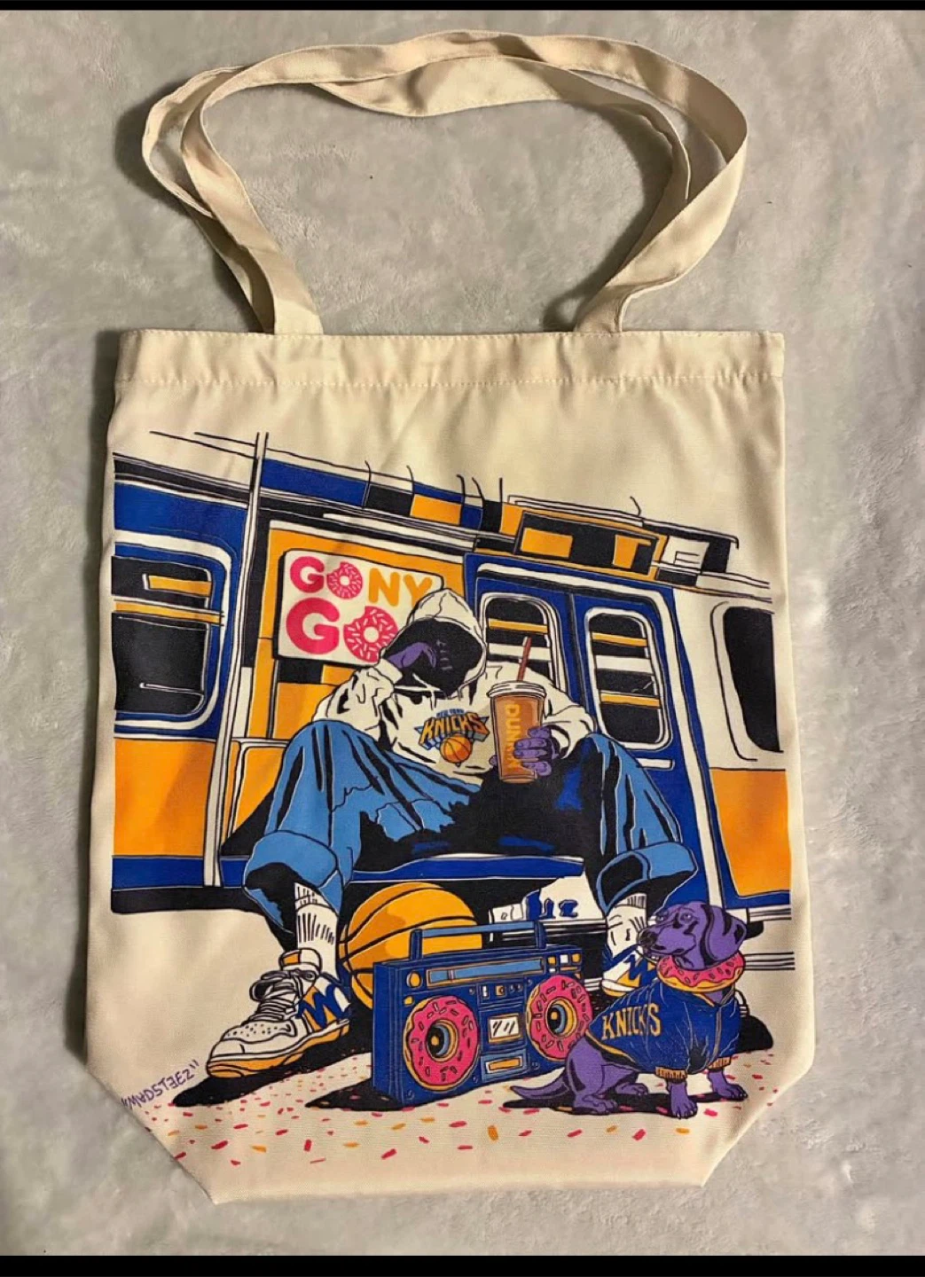 Dunkin' x NYC Graphic Tote Bag