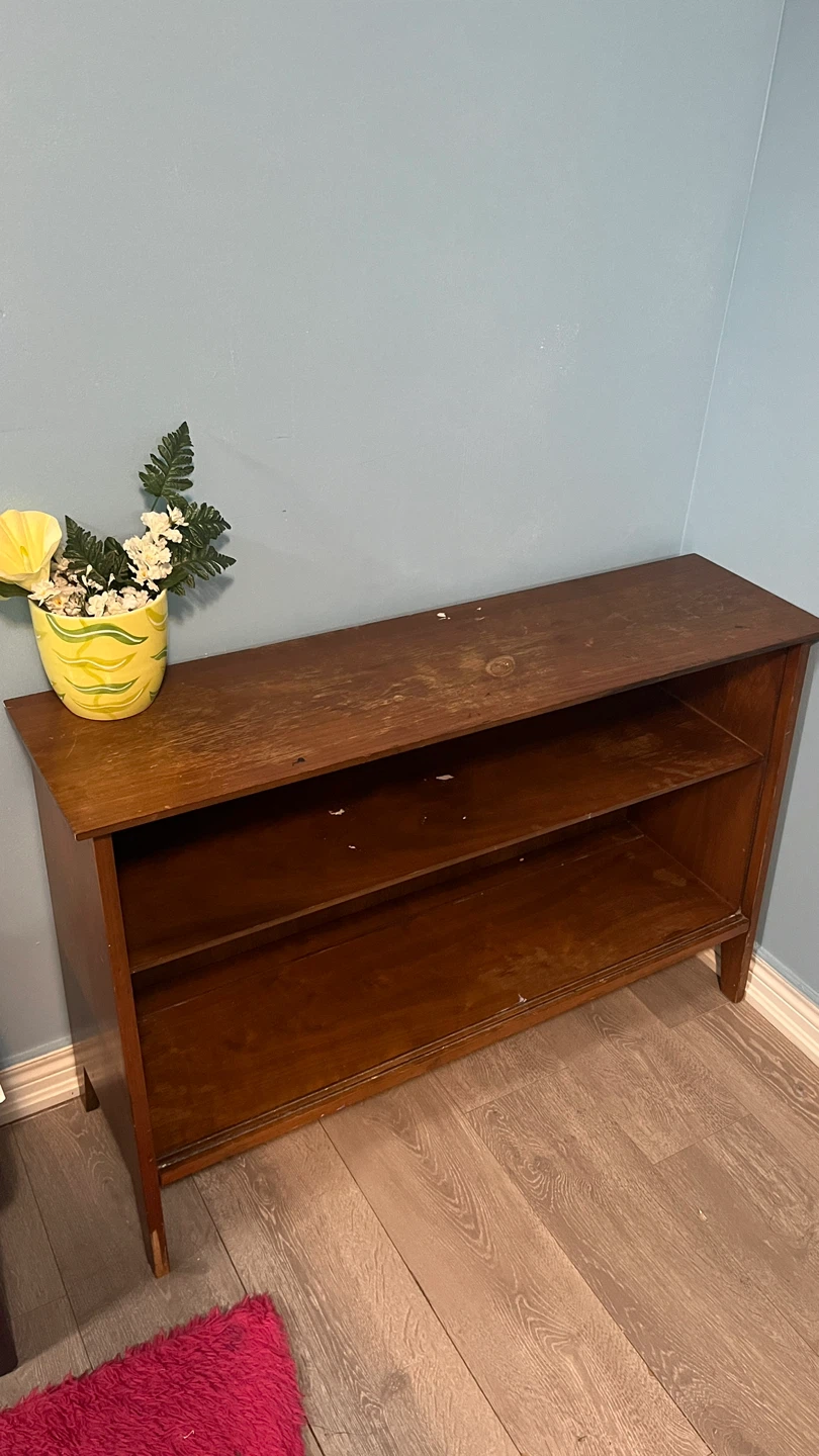 Brown Wooden Bookshelf