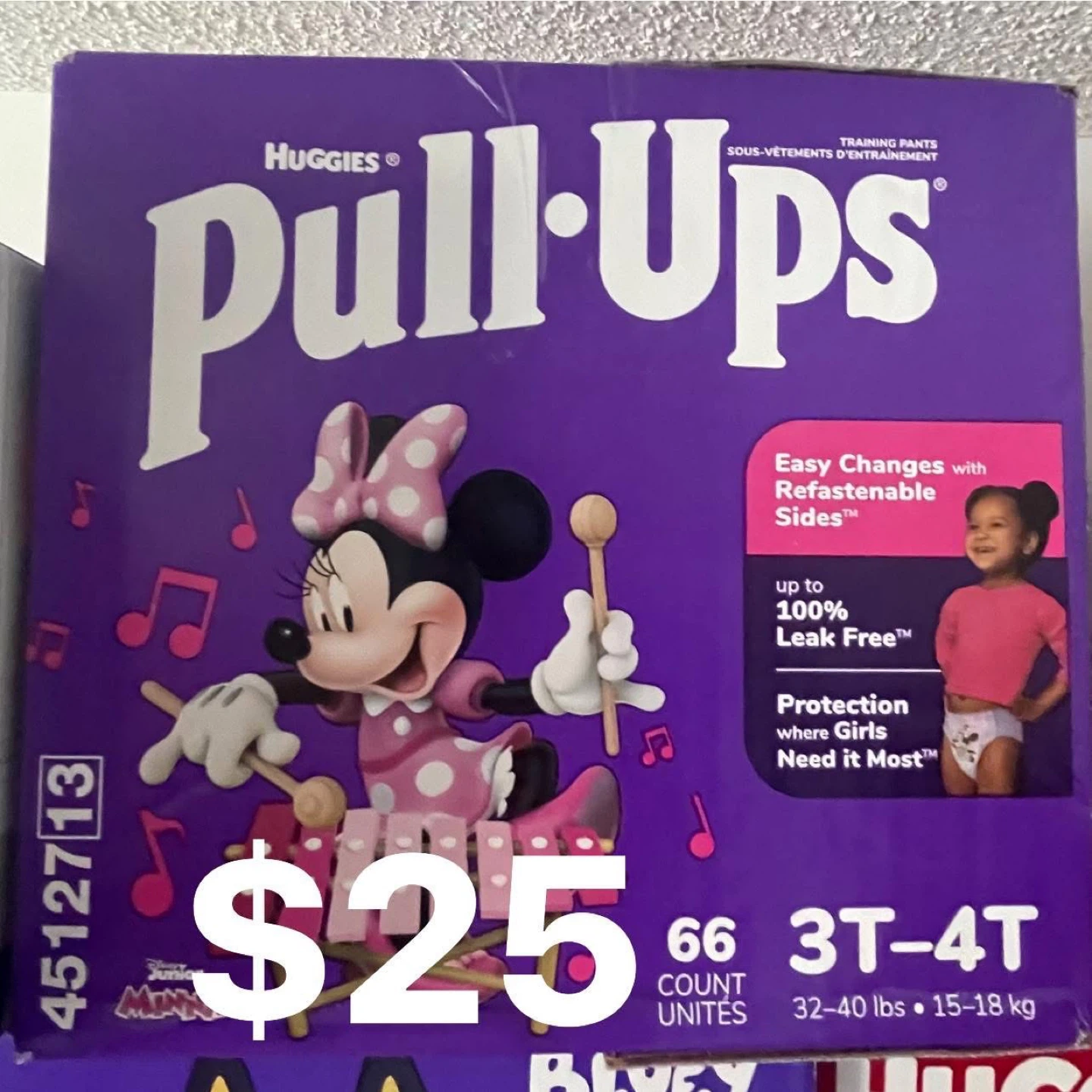 Huggies Pull-Ups Training Pants 3T-4T, 66 Count