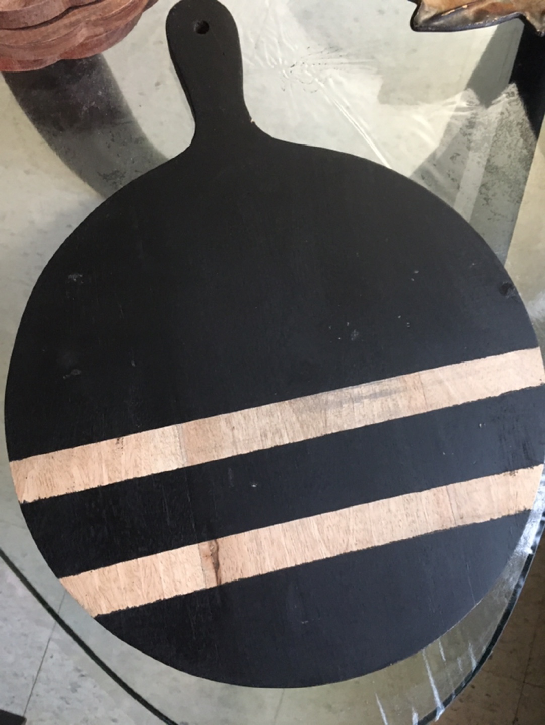 Round Serving Board with Handle