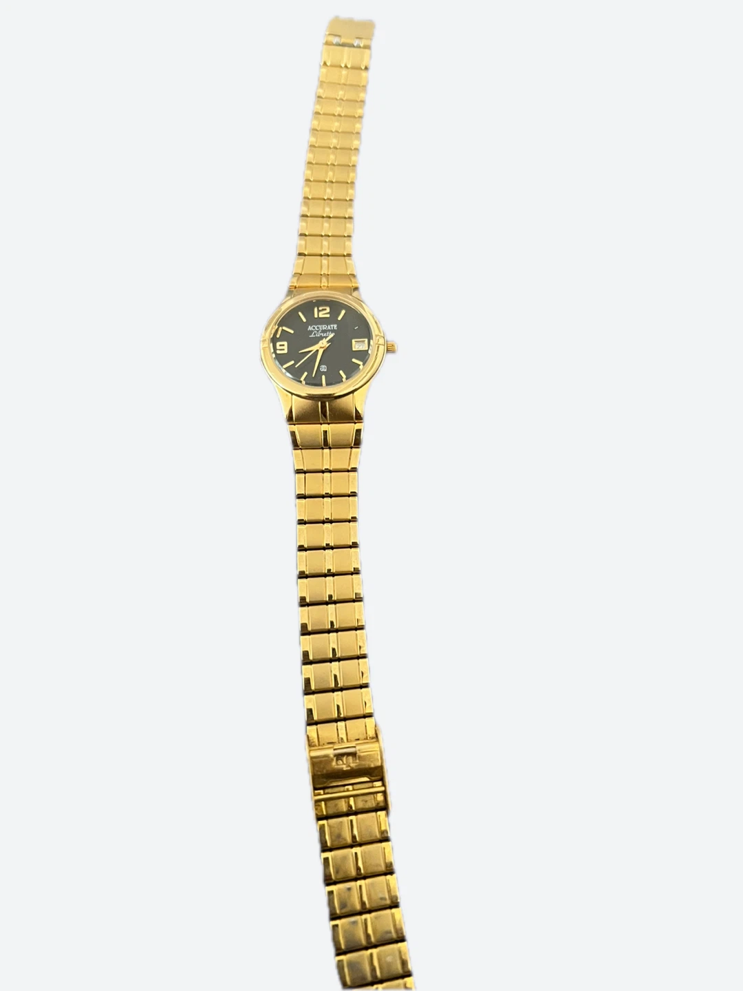 Accurate Swiss Women's Gold-Tone Watch