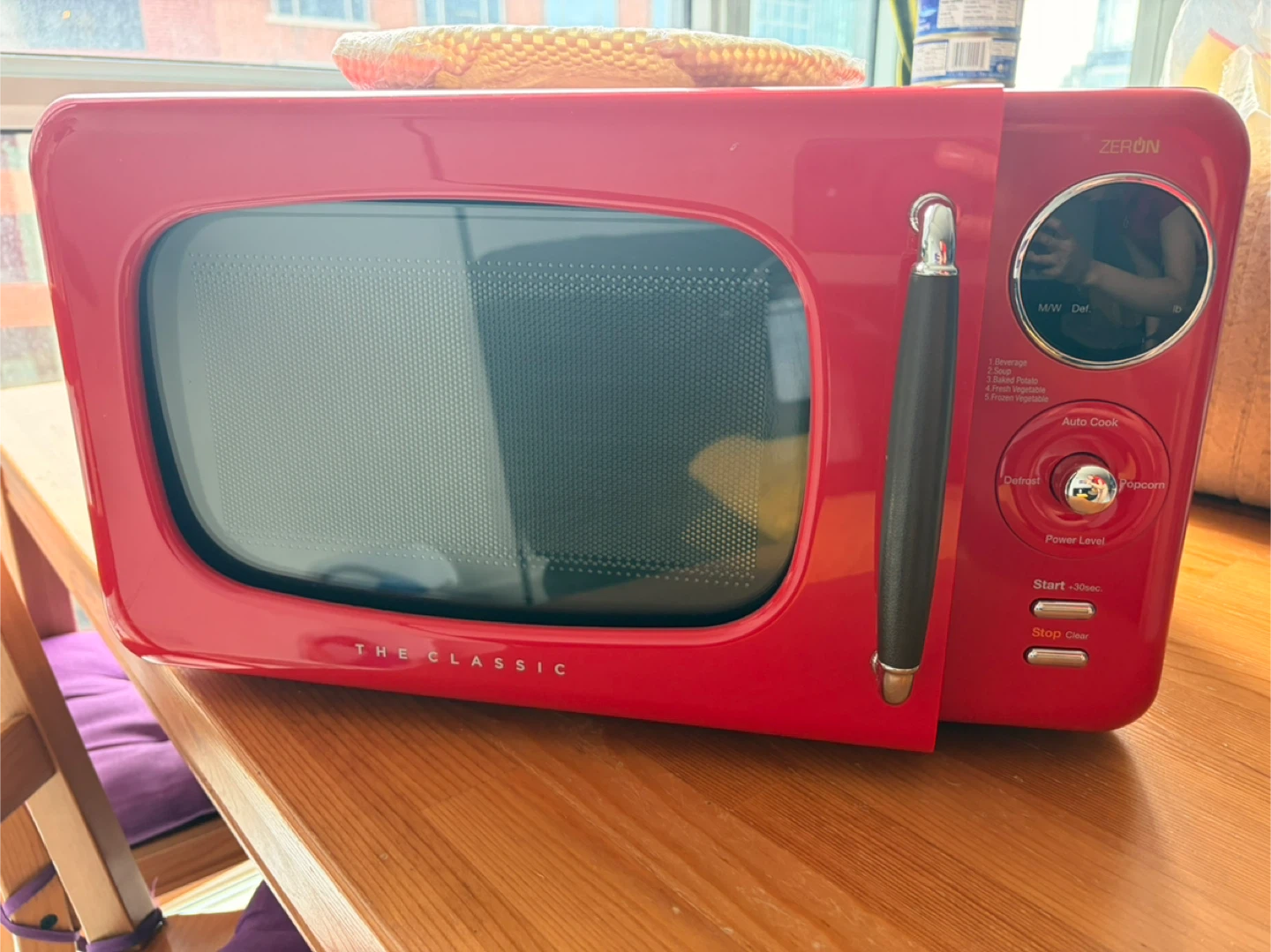 Zeron "The Classic" Red Retro Microwave - photo 2