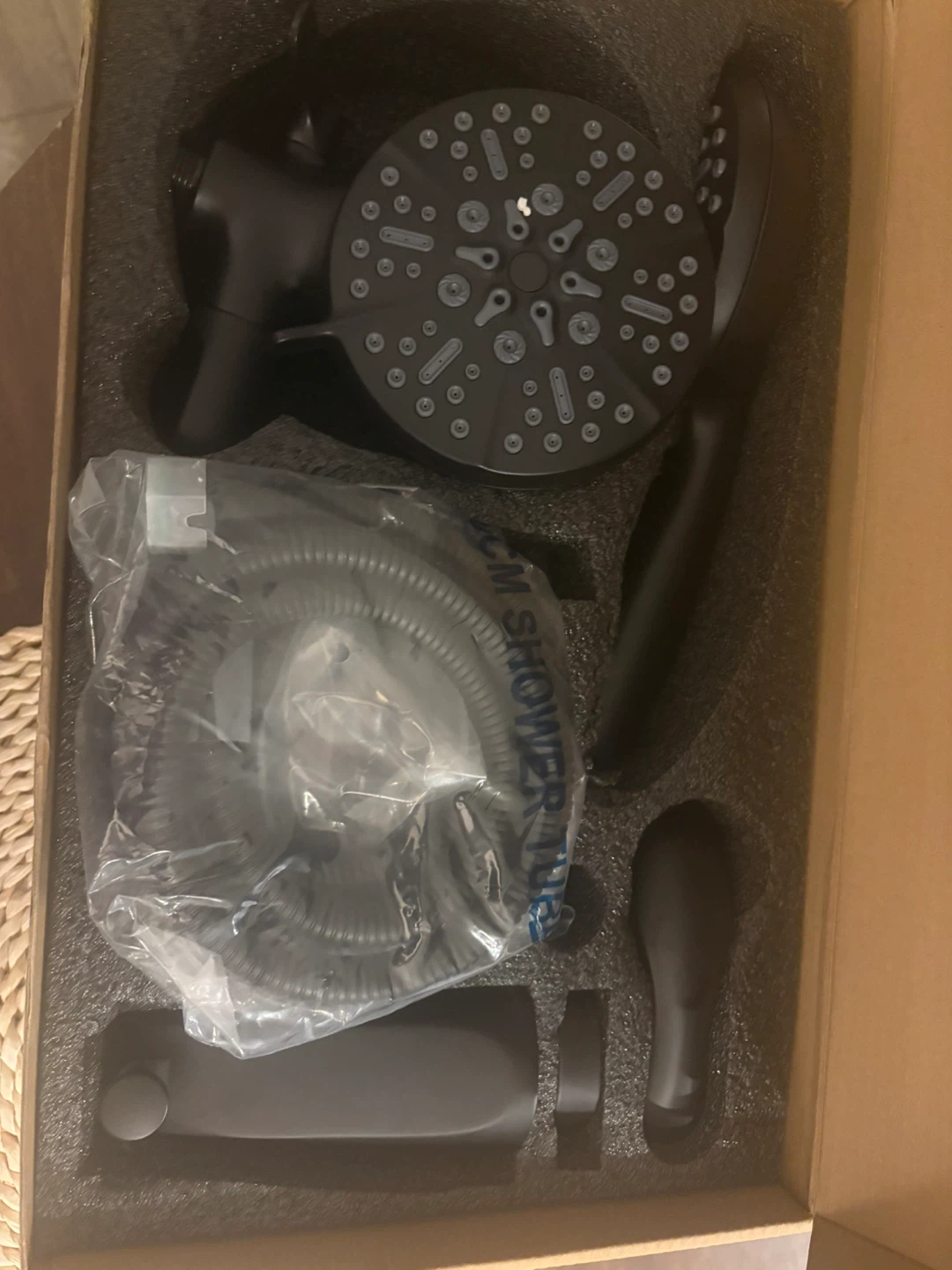 Black Shower Head Combo Set - photo 4