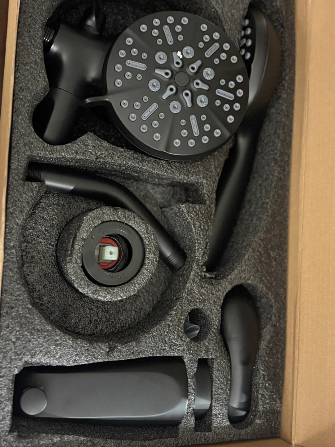 Black Shower Head Combo Set - photo 3
