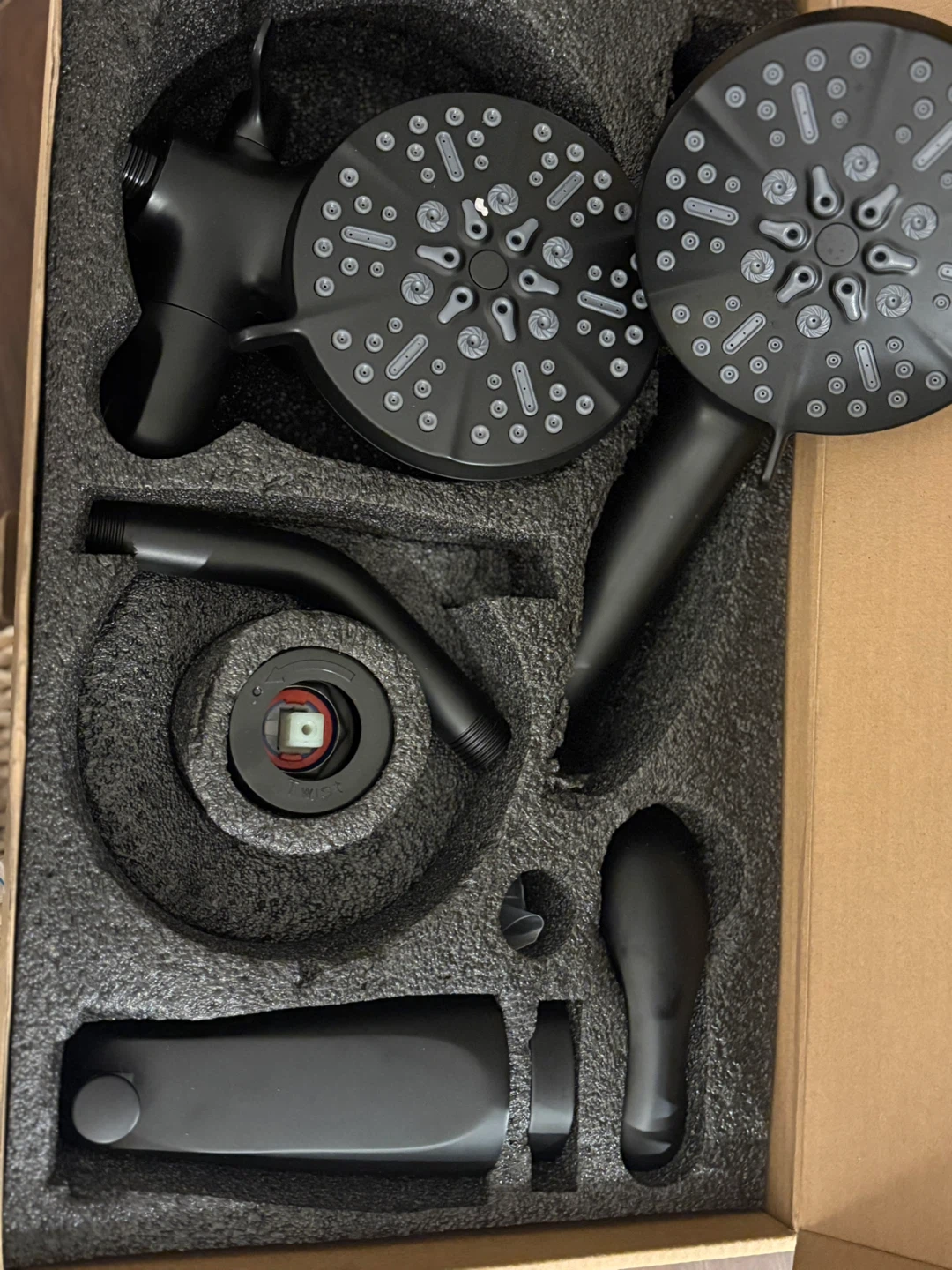 Black Shower Head Combo Set - photo 2