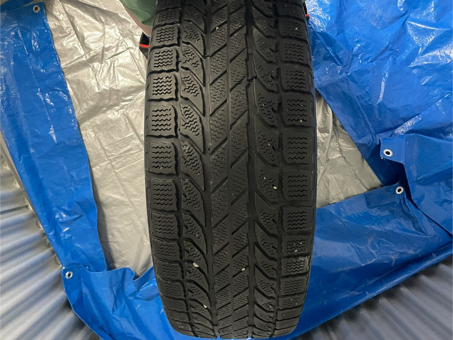 2 Bf Goodrich 17" Winter Tire on Steel Rim - photo 2