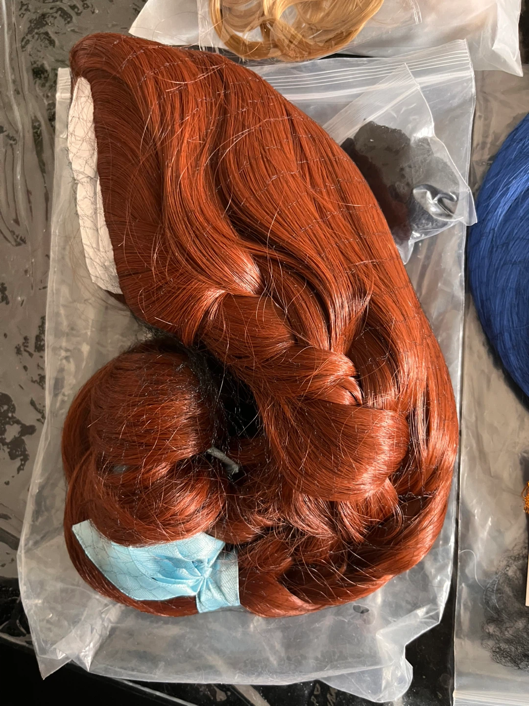 Professional Wig Manufacturer Blue Wig - photo 4