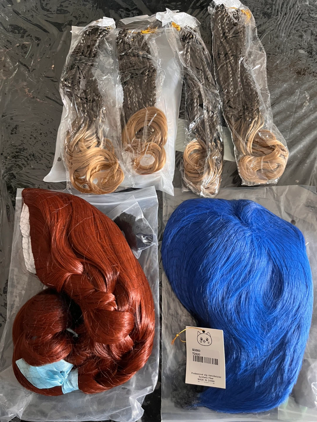 Professional Wig Manufacturer Blue Wig - photo 2