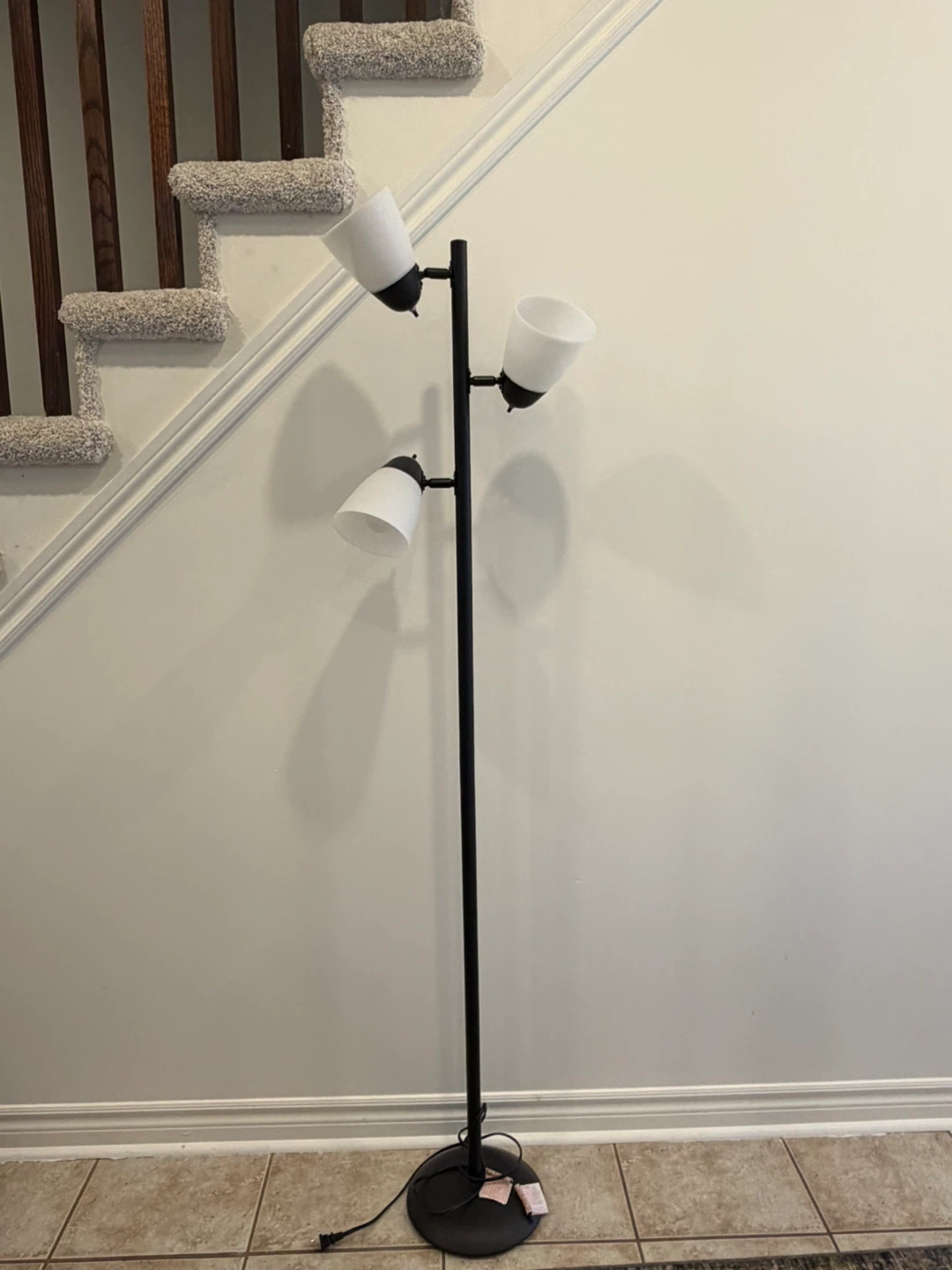 IKEA 3 spotlight floor lamps