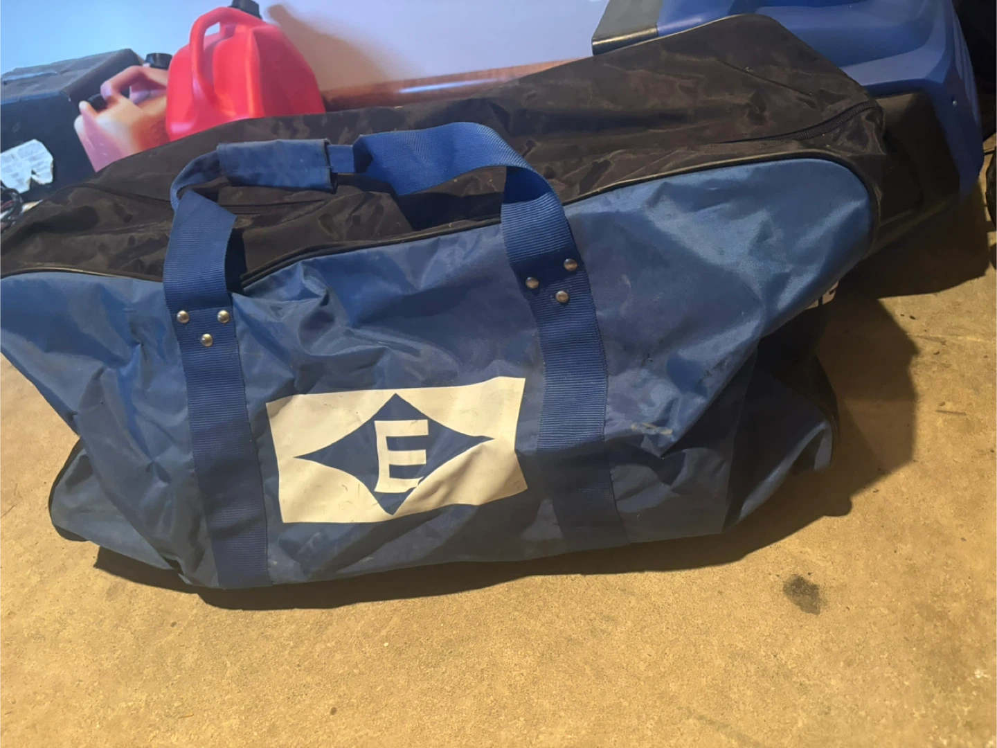 Easton Blue & Black Duffel Bag - 130L
