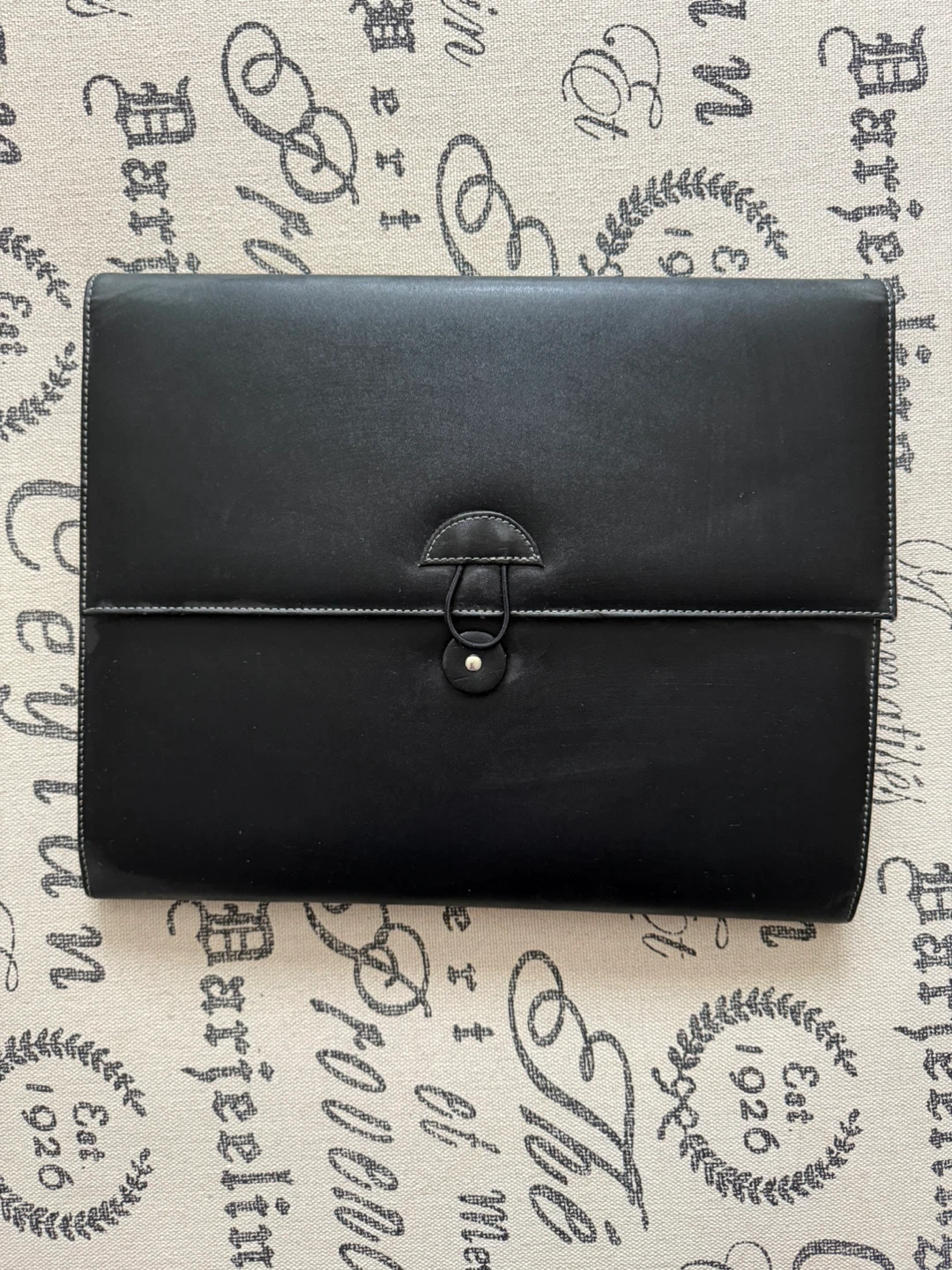 Black Expanding File Organizer Folder