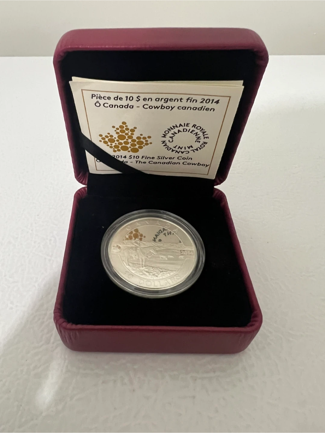 .9999 Canadian Cowboy 1/2 ounce Silver coin - photo 2