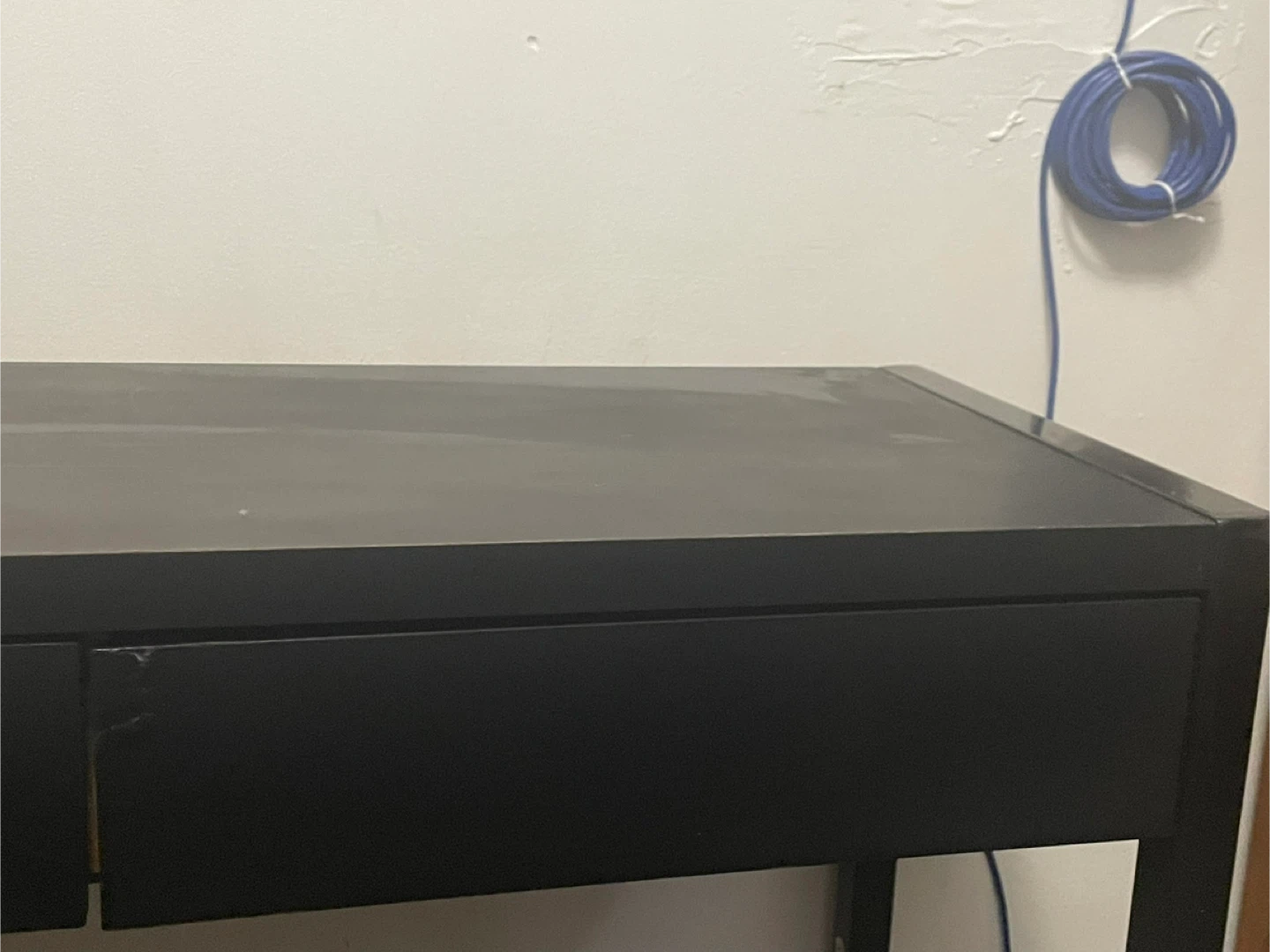 Black Desk with Two Drawers - photo 3