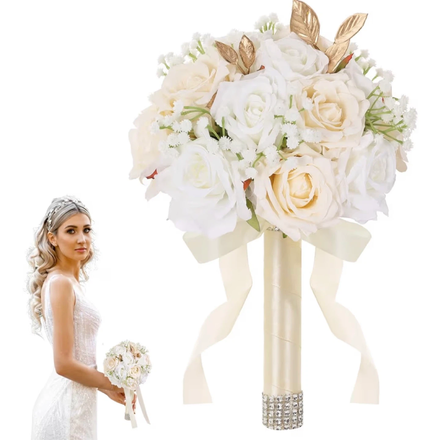 Artificial Wedding Bouquet - photo 4