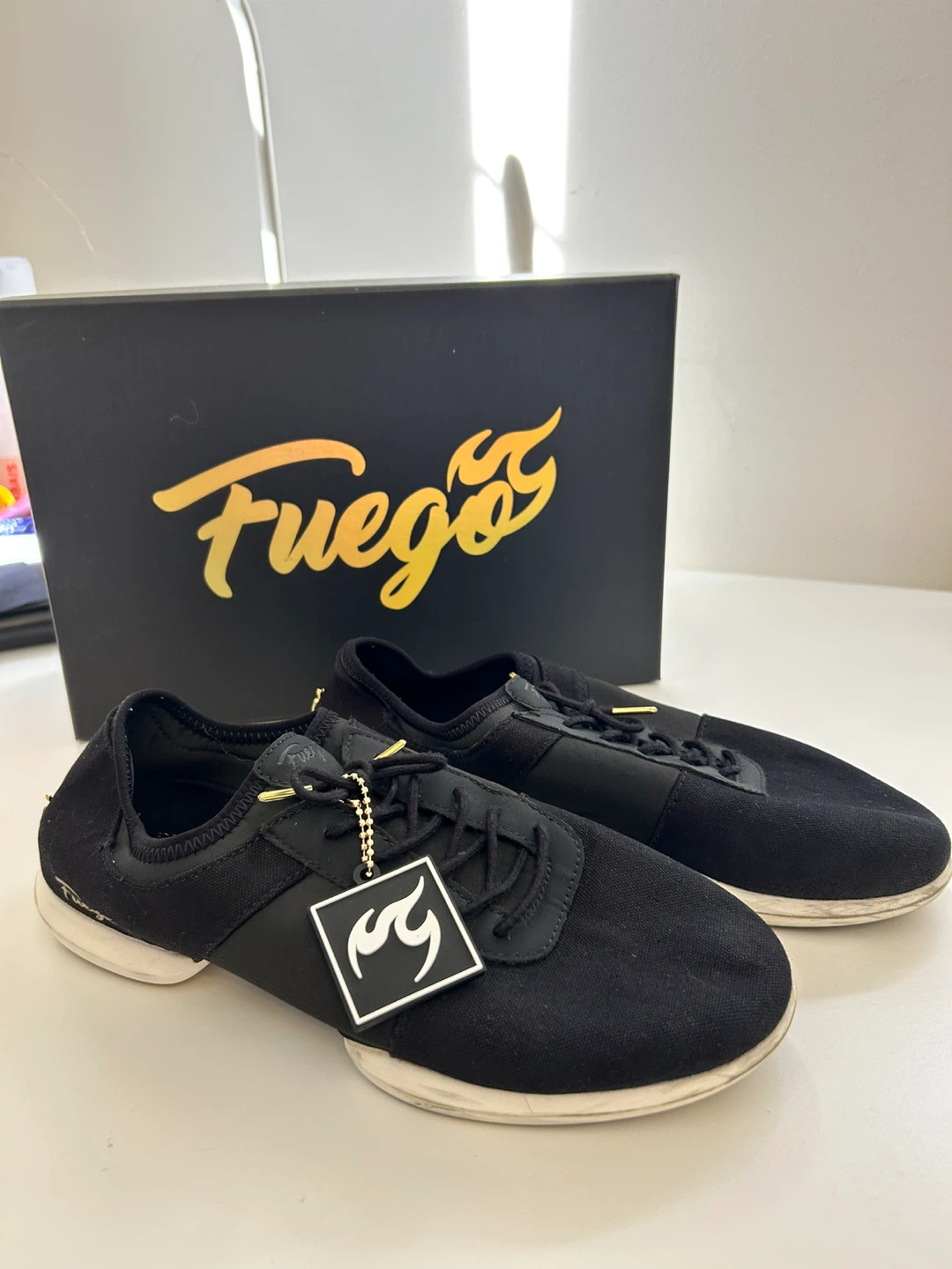 Fuego Split sole Dance Shoes Black - photo 2