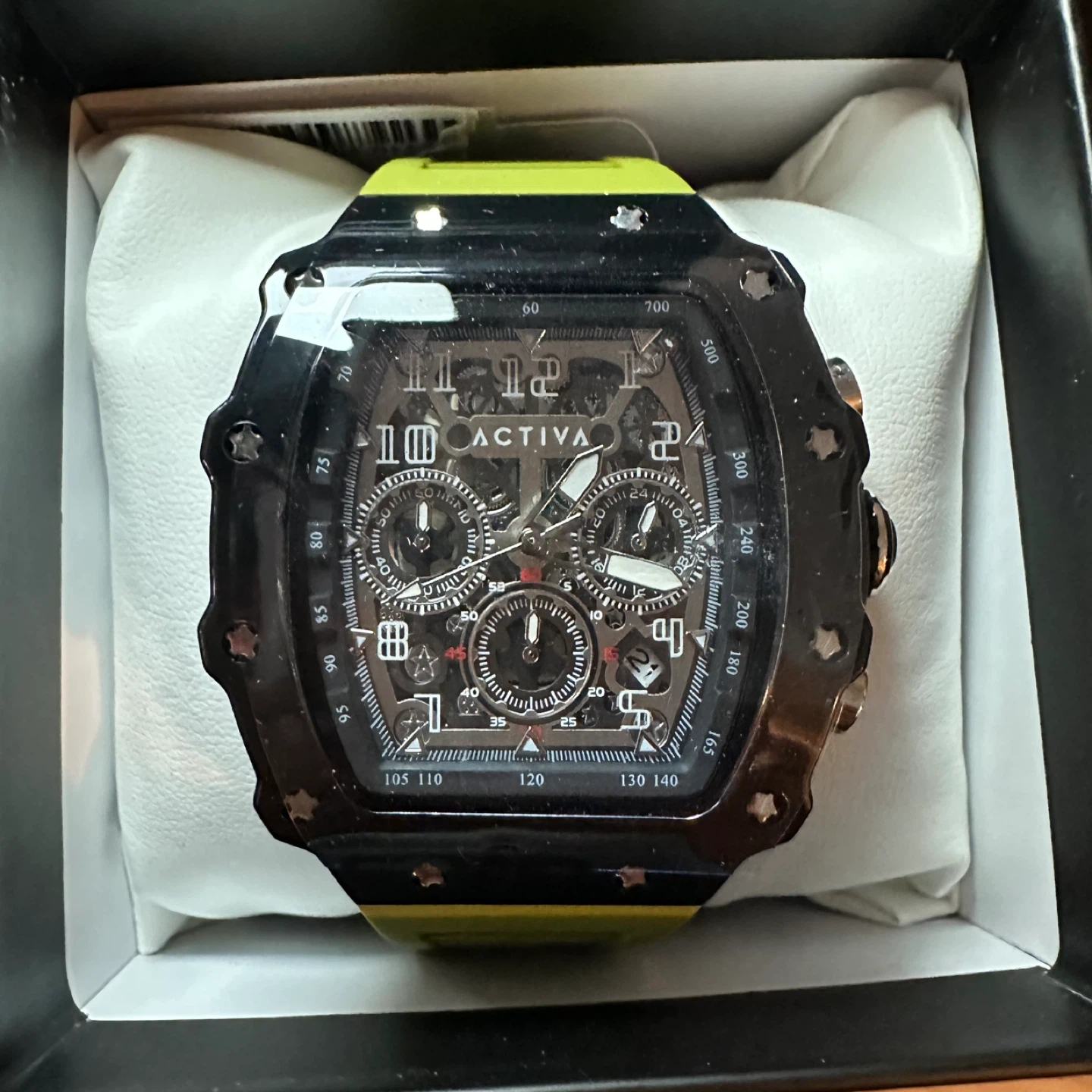 Activa X Invicta Men's Watch - 44.3mm, Army Green & Black - photo 4