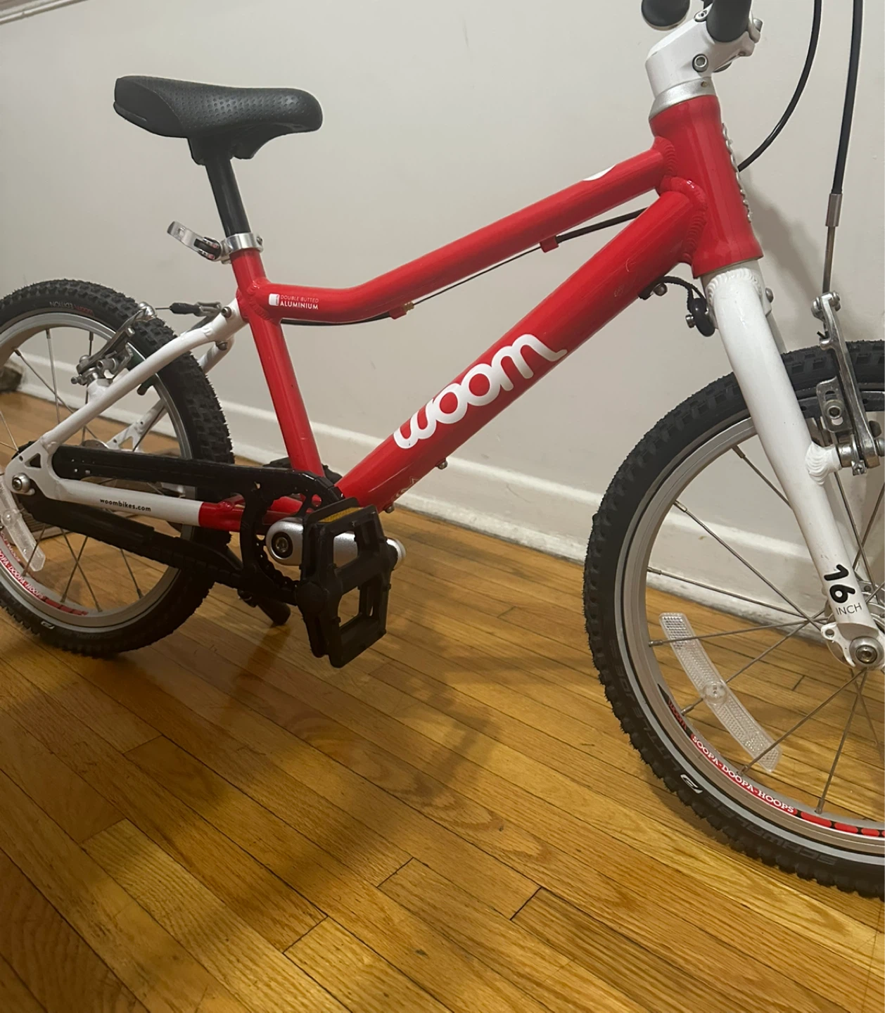 Woom 3 Kids Bike 16-Inch Red