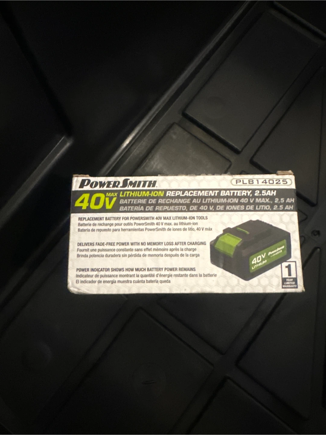 40V MAX Lithium-Ion Battery 2.5AH PLB14025