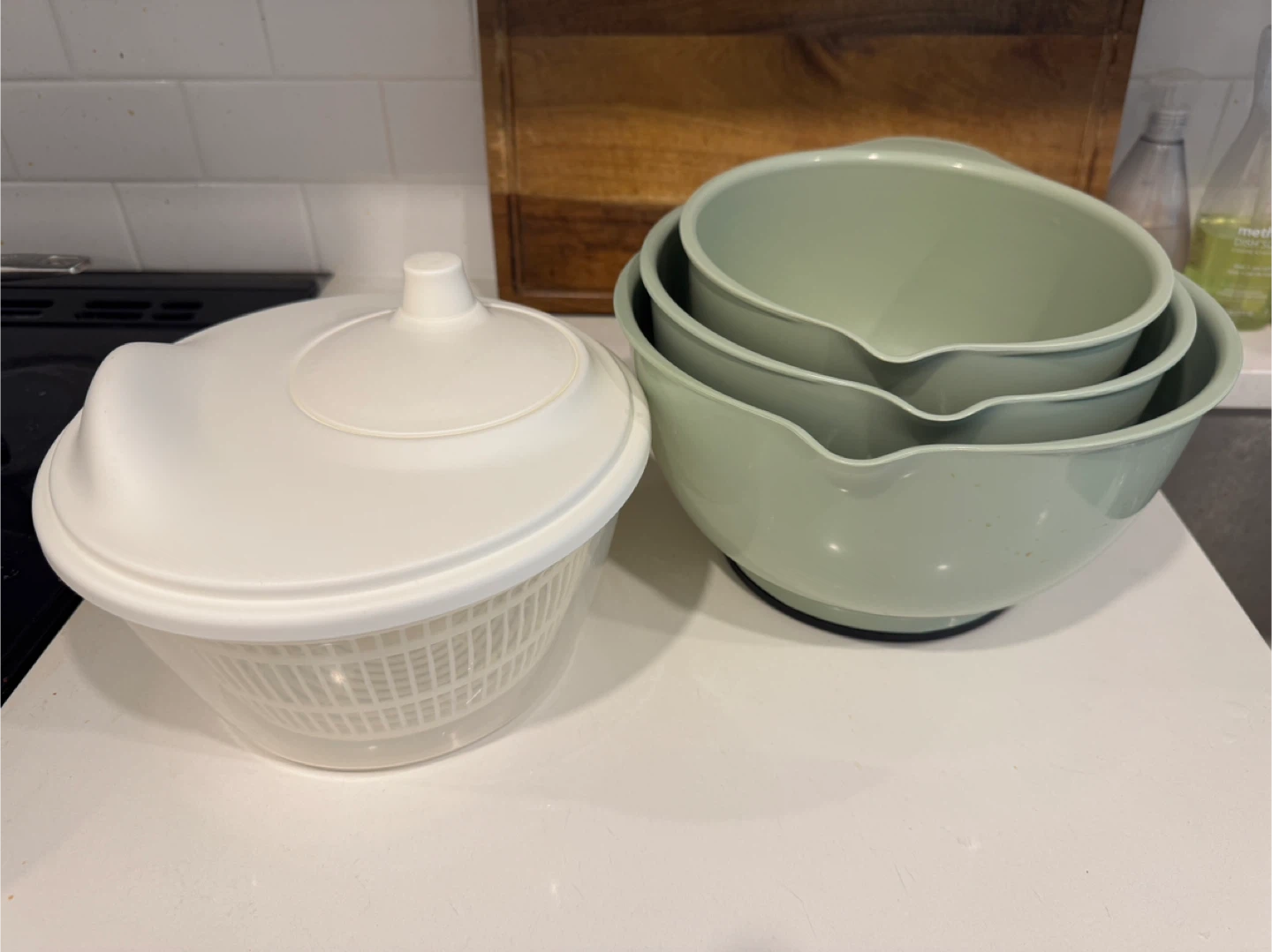 Salad Spinner and Mixing Bowl Set