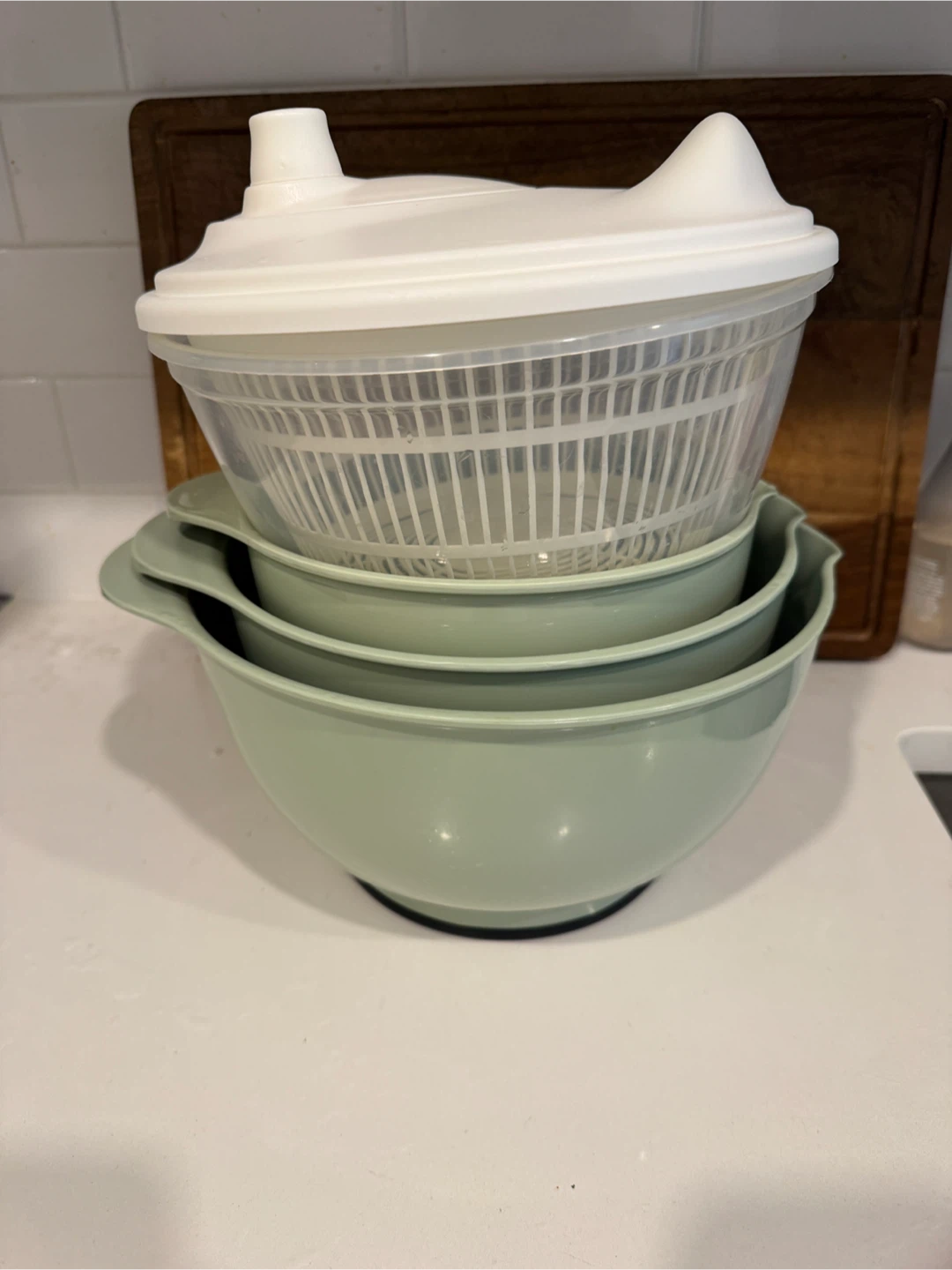 Salad Spinner and Mixing Bowl Set - photo 4