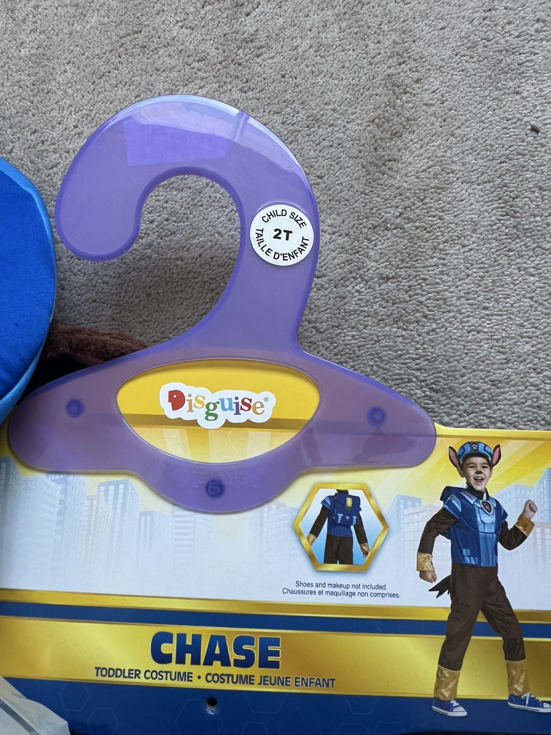 Disguise Paw Patrol Chase Toddler Costume Size 2T - photo 2