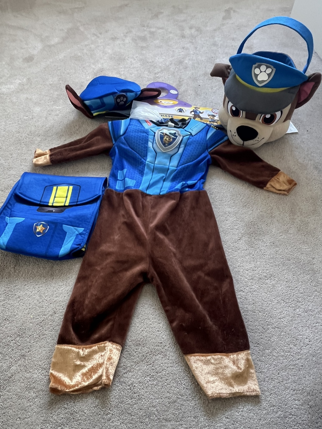 Disguise Paw Patrol Chase Toddler Costume Size 2T