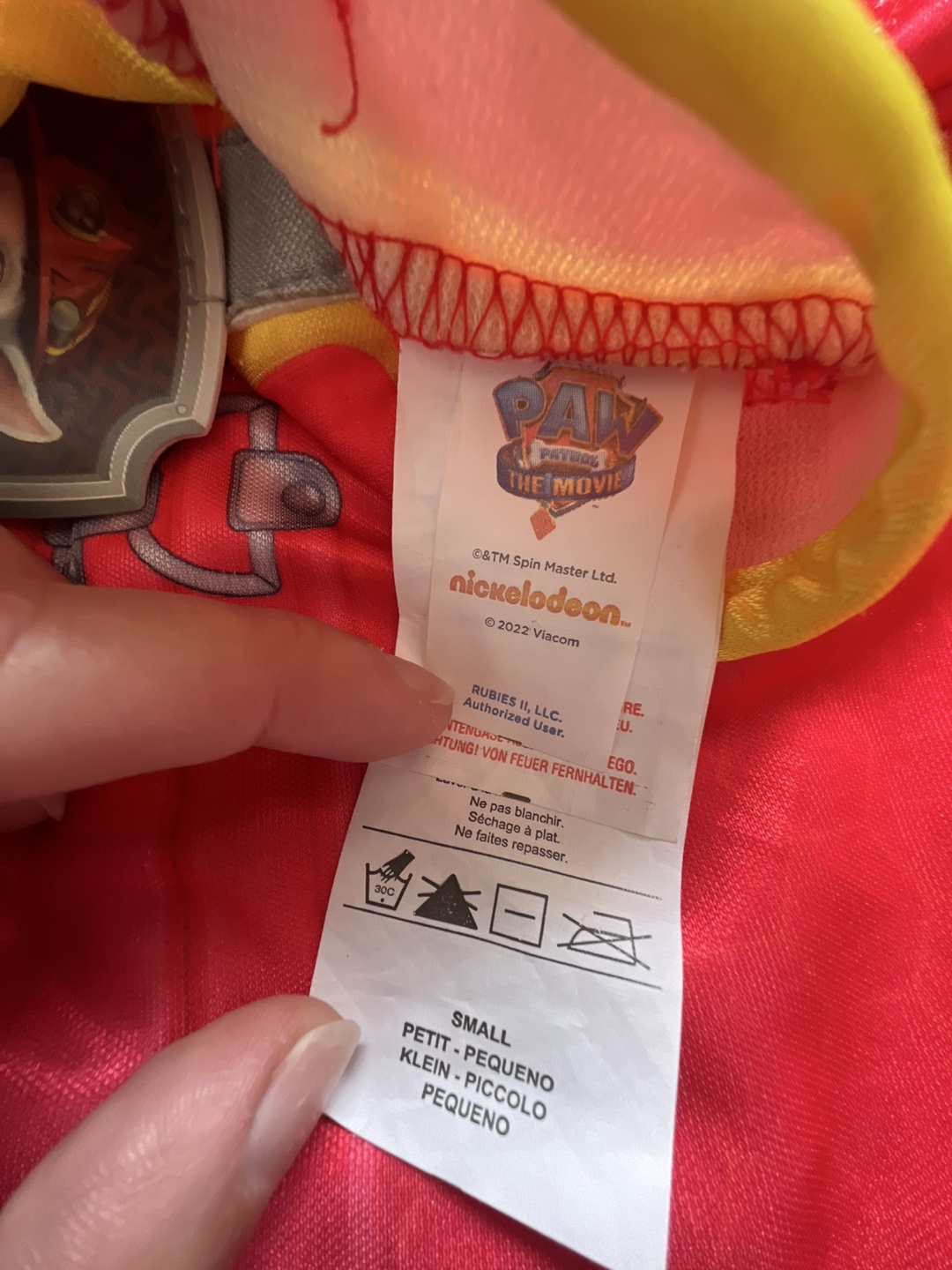 Paw Patrol Marshall Costume Small - photo 2
