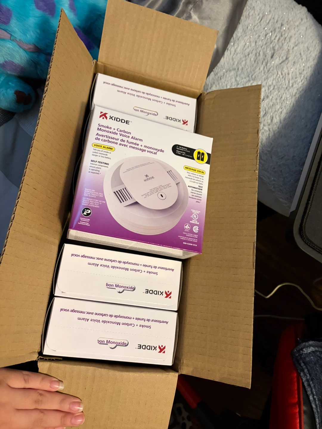 Kidde Smoke + Carbon Monoxide Voice Alarm (3-Pack)