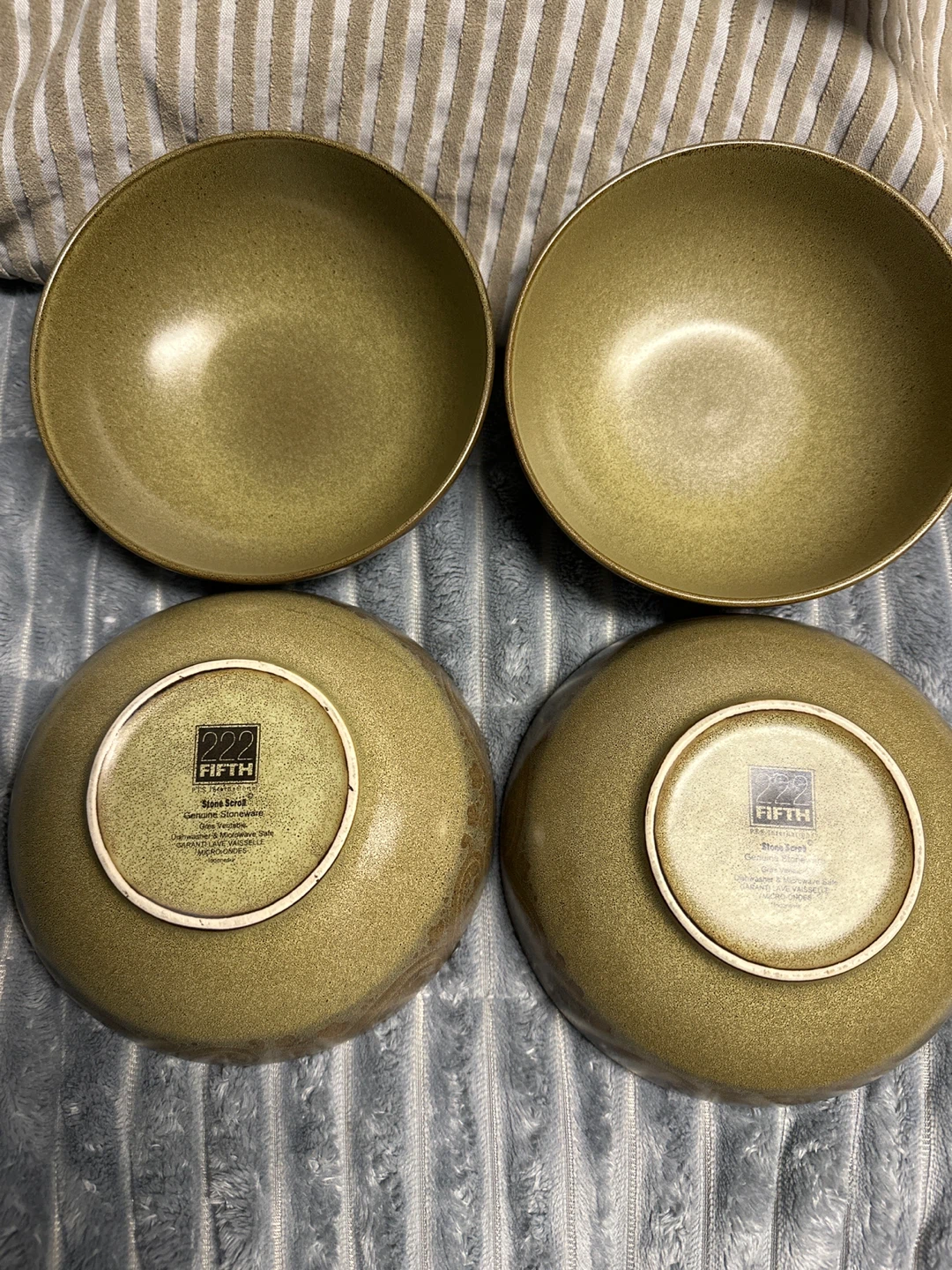 222 Fifth Stone Scroll Serving Bowls (Set of 4) - photo 2