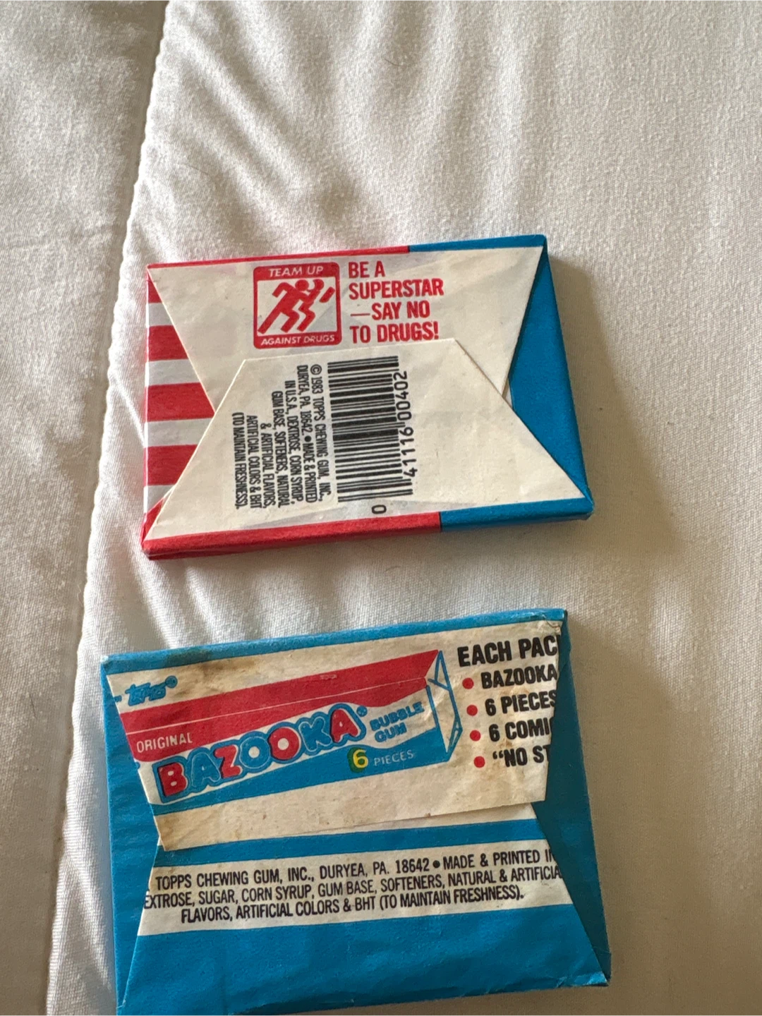 Superman lll /ll wax pack cards - photo 2