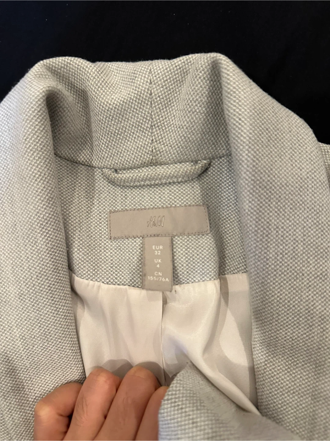 H&M Light Grey Blazer - Size 32/UK 4 - photo 2