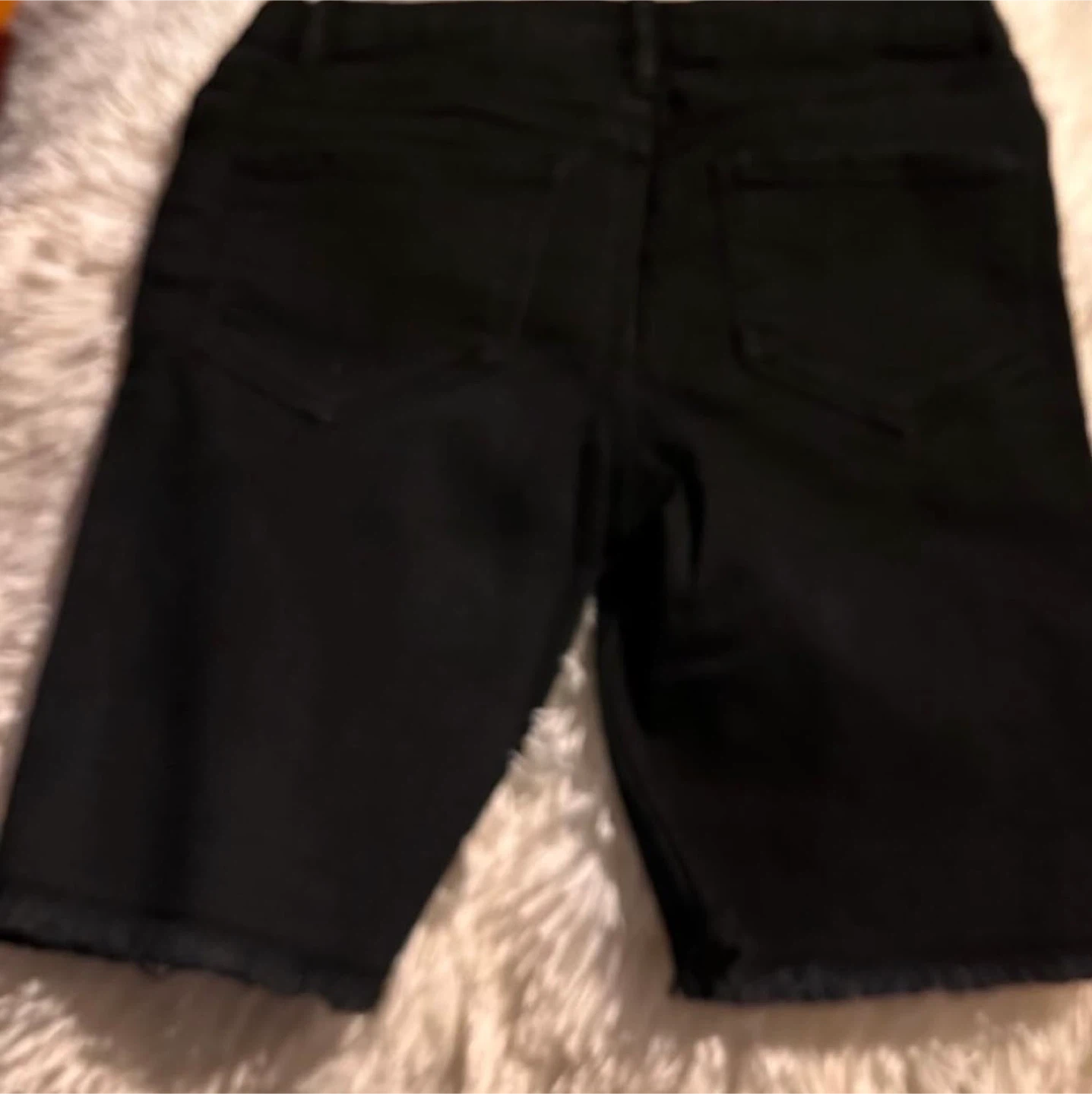 Girls' Black Denim Shorts - Size :6/6X - photo 2